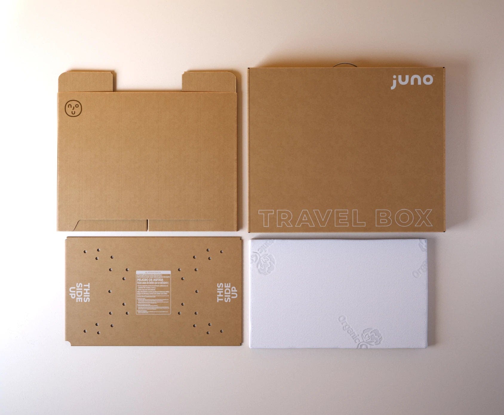 Juno Baby Bassinet with Travel Box - Portable & Lightweight Crib for Newborns & Infants - Perfect for Home, Nursery, Travel & On-The-Go Use