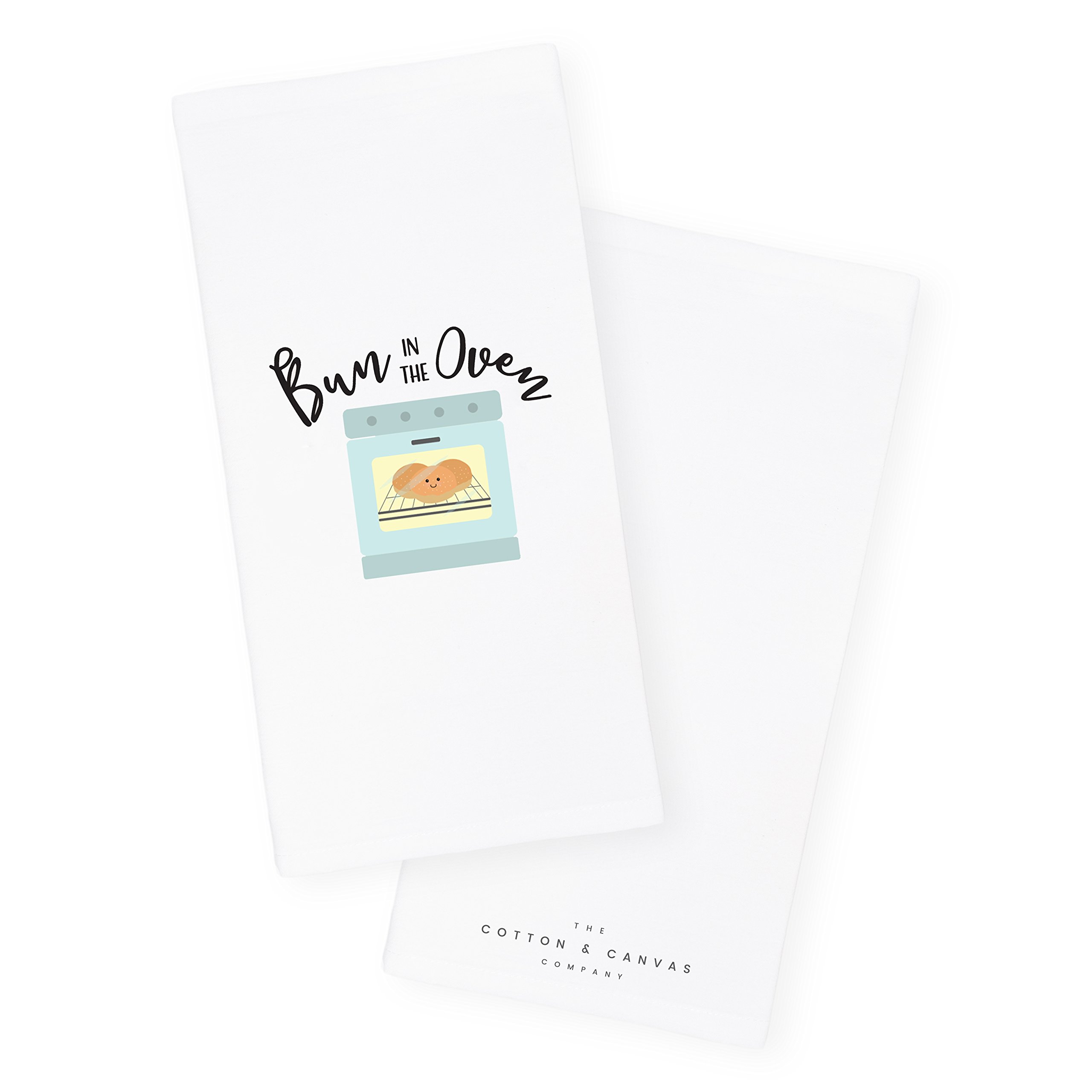 The Cotton & Canvas Co. Soft & Absorbent Kitchen Tea Towel - Flour Sack Dish Cloth for Baking, Cooking & Cleaning | Perfect for Drying Dishes, Wiping Countertops & Handling Hot Pans