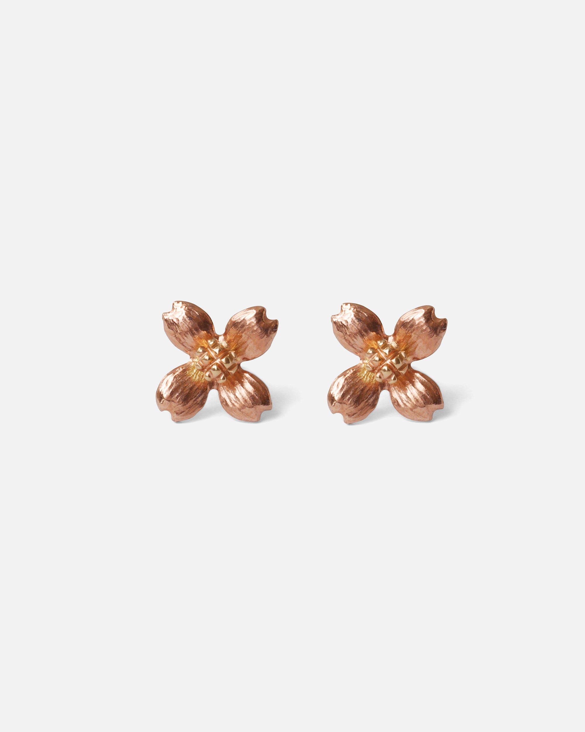Dogwood Stud Earrings for Women - Hypoallergenic Stainless Steel Flower Studs - Perfect for Everyday Wear, Gifts, and Special Occasions