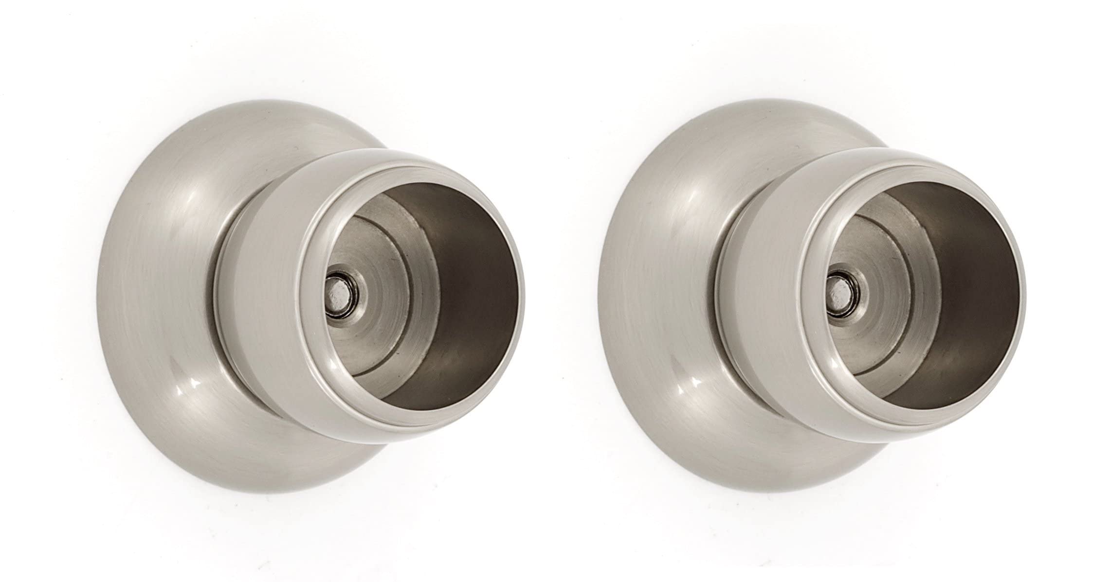 Creations Royale Collection Shower Rod Brackets - Premium Chocolate Bronze Finish (Pair) for Bathroom Decor & Curtain Installation