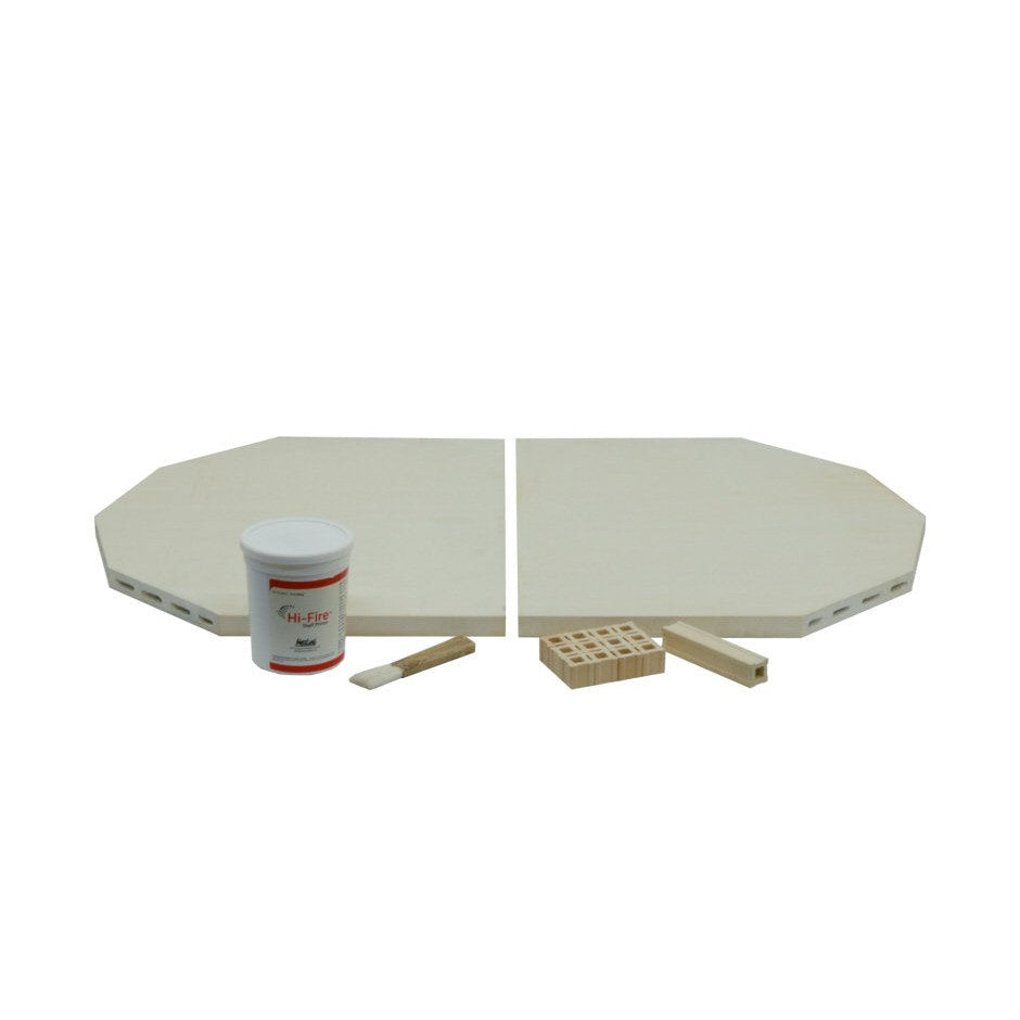 EvenHeat GTS 2541 High-Temperature Kiln Furniture Kit - Perfect for Ceramics, Pottery & Glass Firing in Home Studios & Professional Workshops