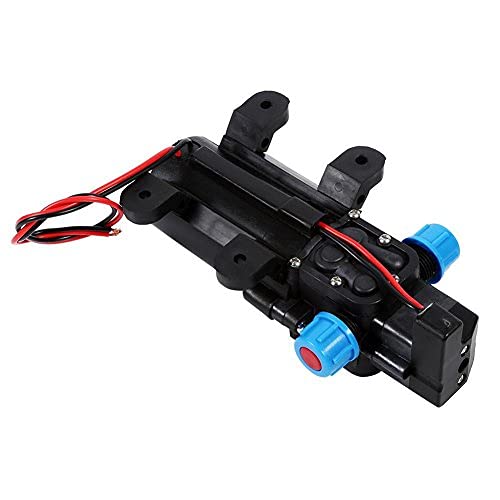 12V DC High Pressure Self-Priming Diaphragm Water Pump 116PSI with Pressure Switch & Smart Valve - Ideal for Garden Fountain, Caravan, Boat, RV, and Sprayer Systems