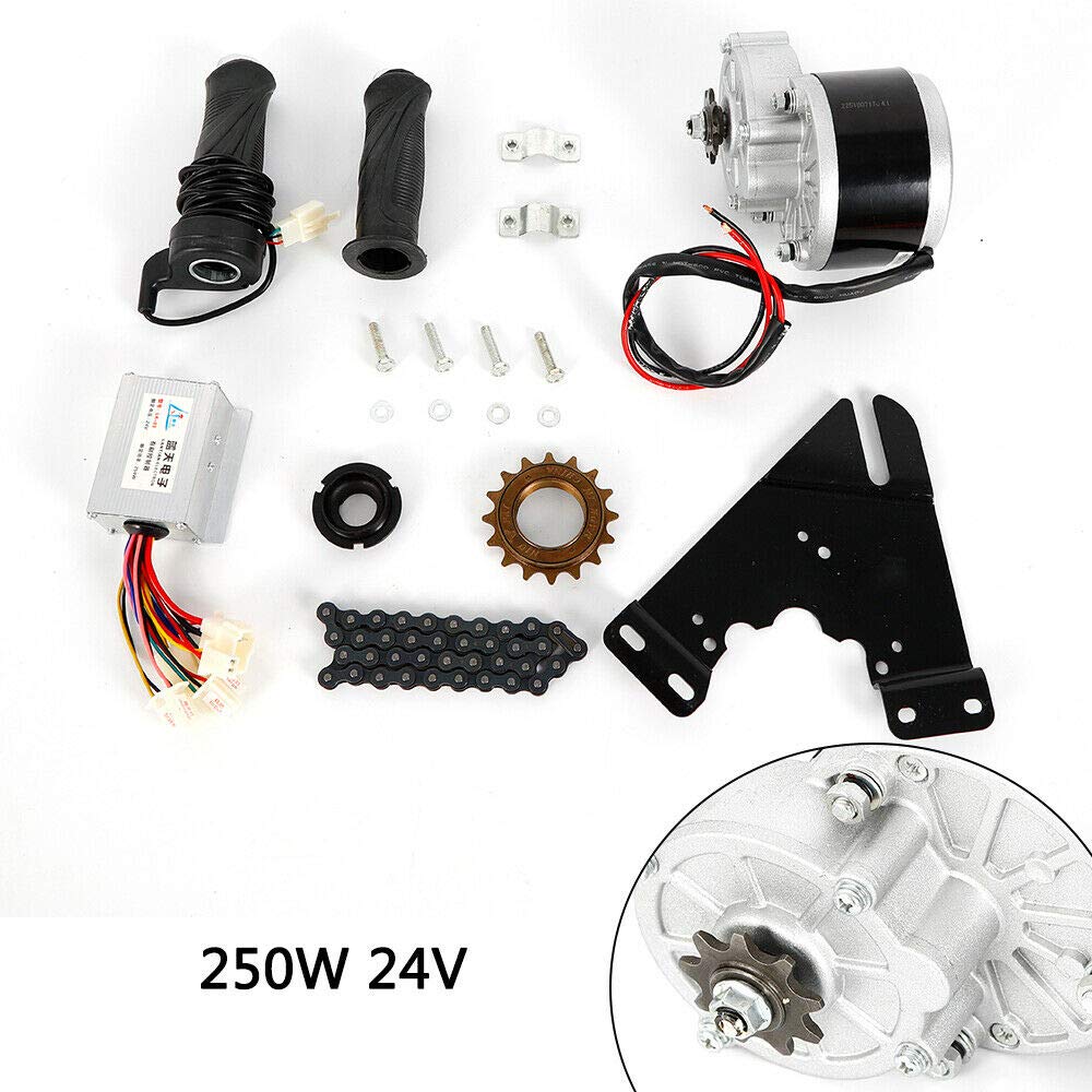 TBVECHI 24V 250W Electric Bicycle Conversion Kit with Motor Controller - Compatible with 16
