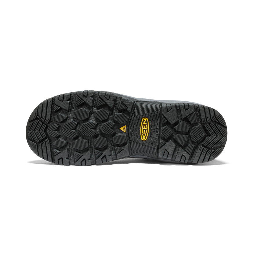 Men's Evanston 6 Waterproof Work Boot with Carbon Toe - Bison/Black - Durable Safety Boots for Construction, Hiking & Outdoor Work