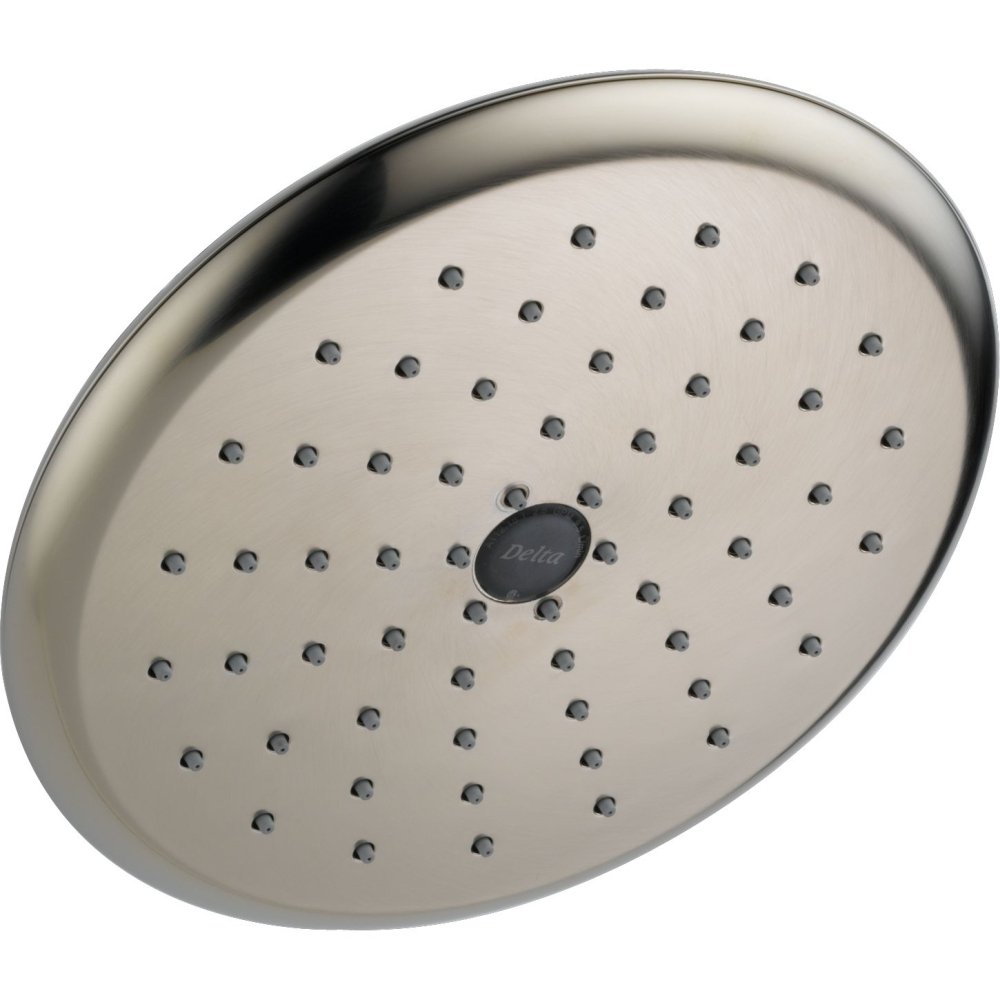 Delta Faucet RP52382SS Single-Spray Touch-Clean Shower Head - Stainless Steel Finish, 0.5 GPM Water-Saving Design for Bathroom & Spa Experience