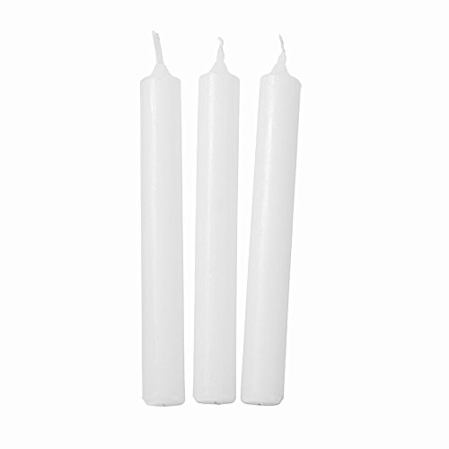 D'Light Online White Cartridge Candles - Small Diameter Lamp Candles for Emergency, Devotional, Church & Memorial Services (Set of 480) - Perfect for Power Outages, Religious Ceremonies & Home Decor