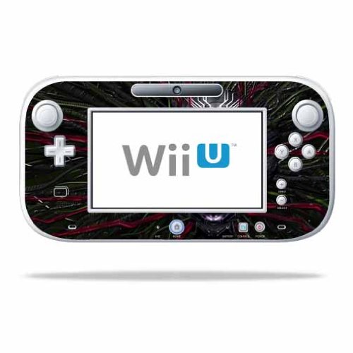 MightySkins Protective Skin Wrap Sticker for Nintendo Wii U Gamepad Controller - Durable Vinyl Decal with Circuit Head Design - Perfect for Gaming, Collectors & Customization Enthusiasts