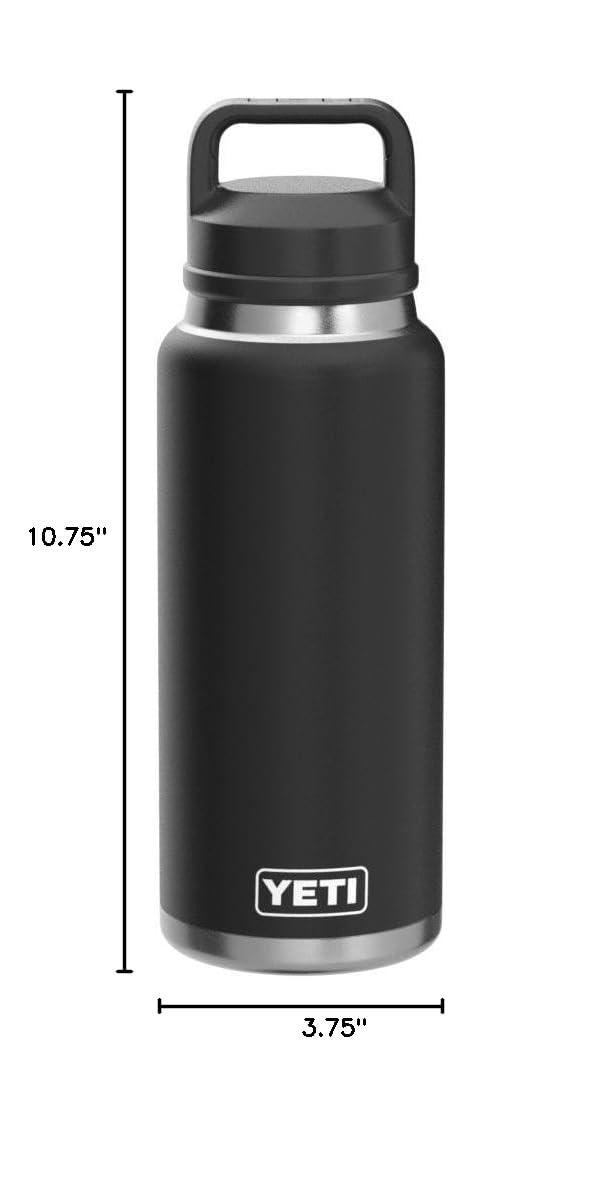 YETI Rambler 36 oz Stainless Steel Vacuum Insulated Water Bottle with Leakproof Chug Cap - Perfect for Outdoor Adventures, Hiking, Gym & Travel