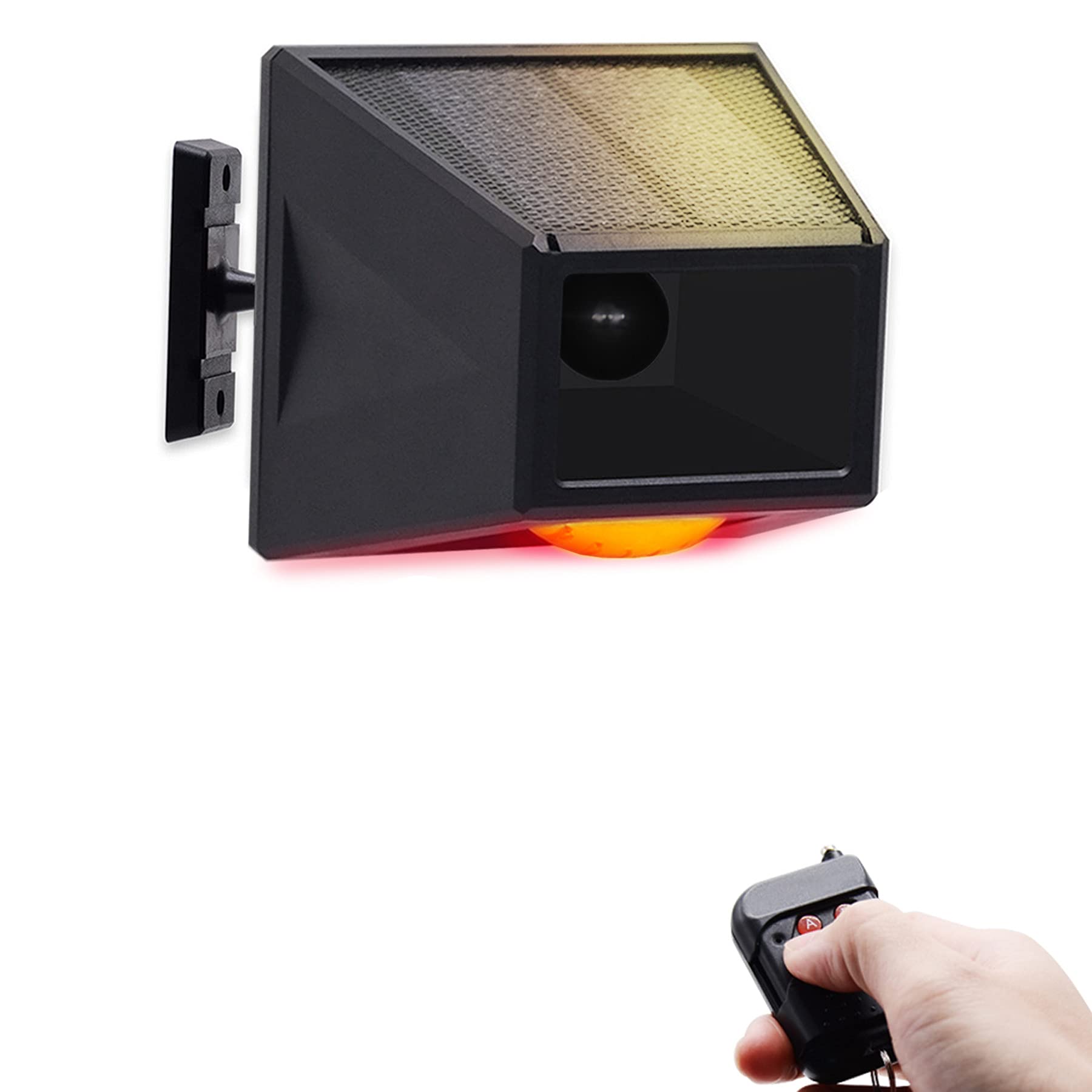 ChunHee Solar-Powered Driveway Motion Detector - 1000ft Long Range Wireless Outdoor Security Sensor with Waterproof Design & Remote Control | Ideal for Home, Garage, Yard & Perimeter Protection