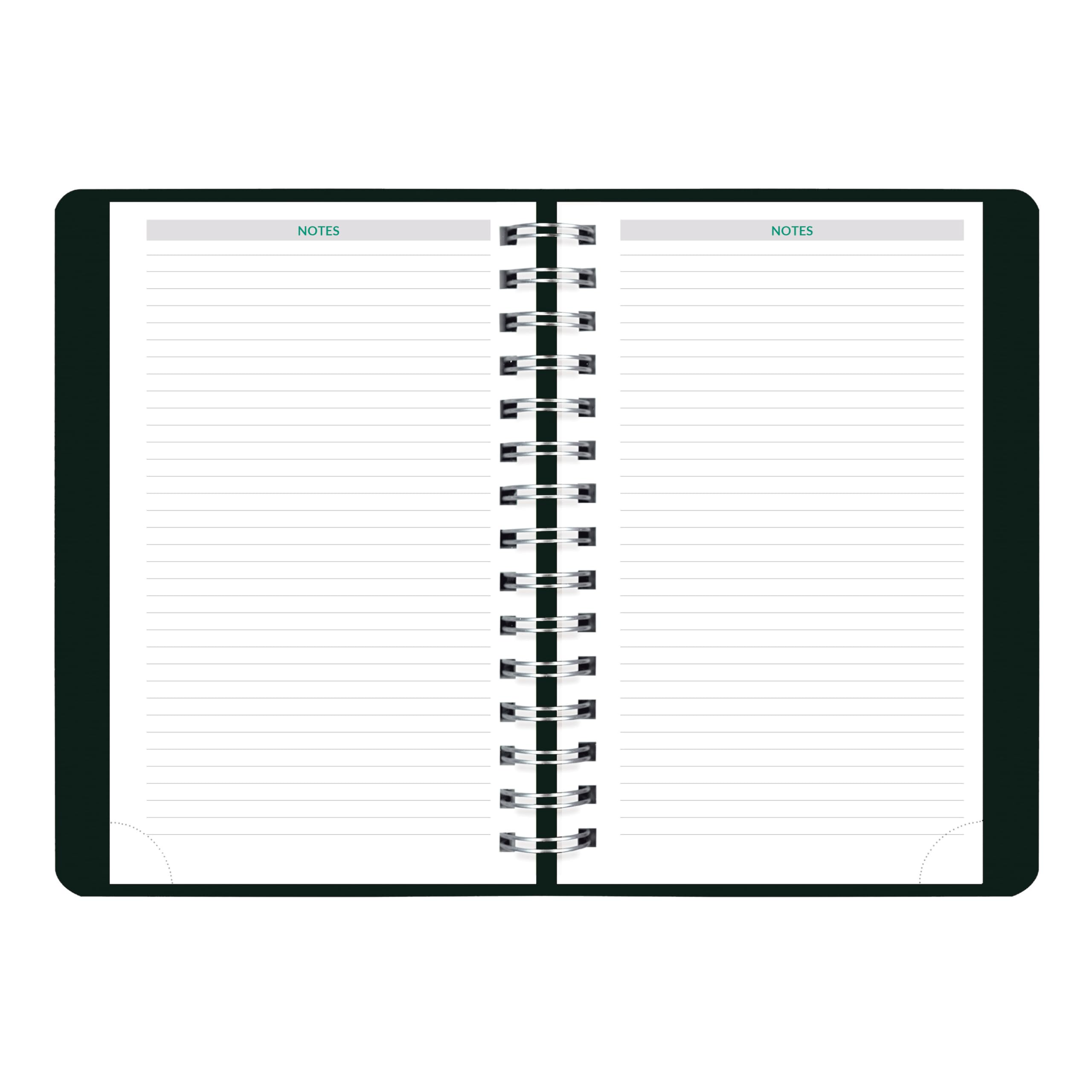 Brownline® 2025 EcoLogix® Daily Planner - 12 Month Appointment Book (January to December) with Twin-Wire Binding, 8