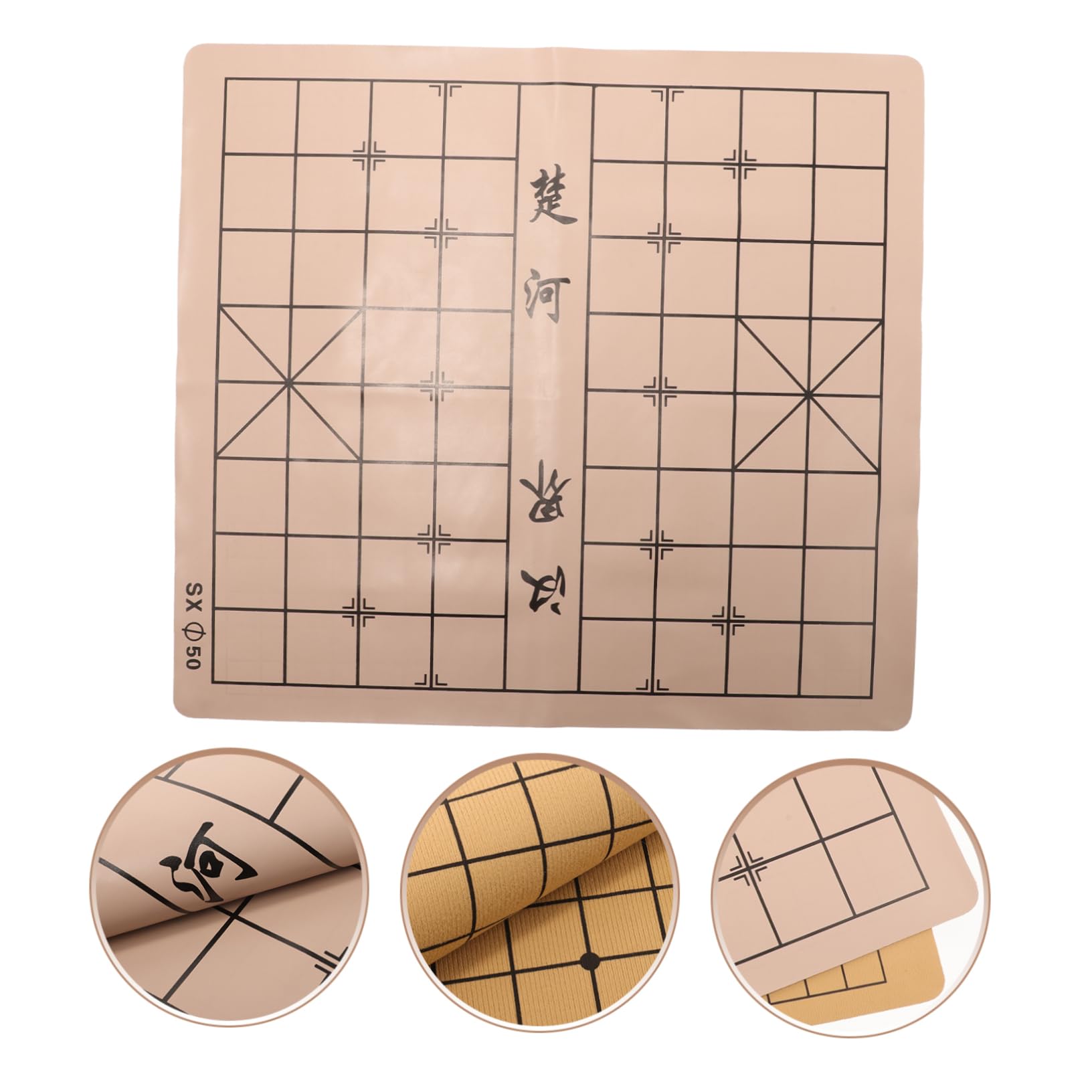 Foldable Double-Sided Chess Board Set - Portable Travel & Student Chess Game Accessories for Indoor, Outdoor & School Activities