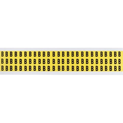 Brady 3410-B 34112 34 Series Indoor Number and Letter Cards - Pack of 50 - Durable Office & Classroom Organization Labels for Mailboxes, Files, and Storage Bins