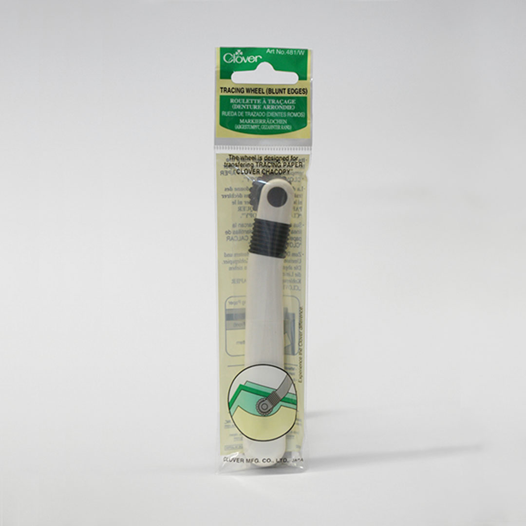 Clover Tracing Wheel with Blunt Edges - Professional Sewing Tool for Pattern Transfer & Fabric Marking - Perfect for Quilting, Dressmaking & DIY Crafts