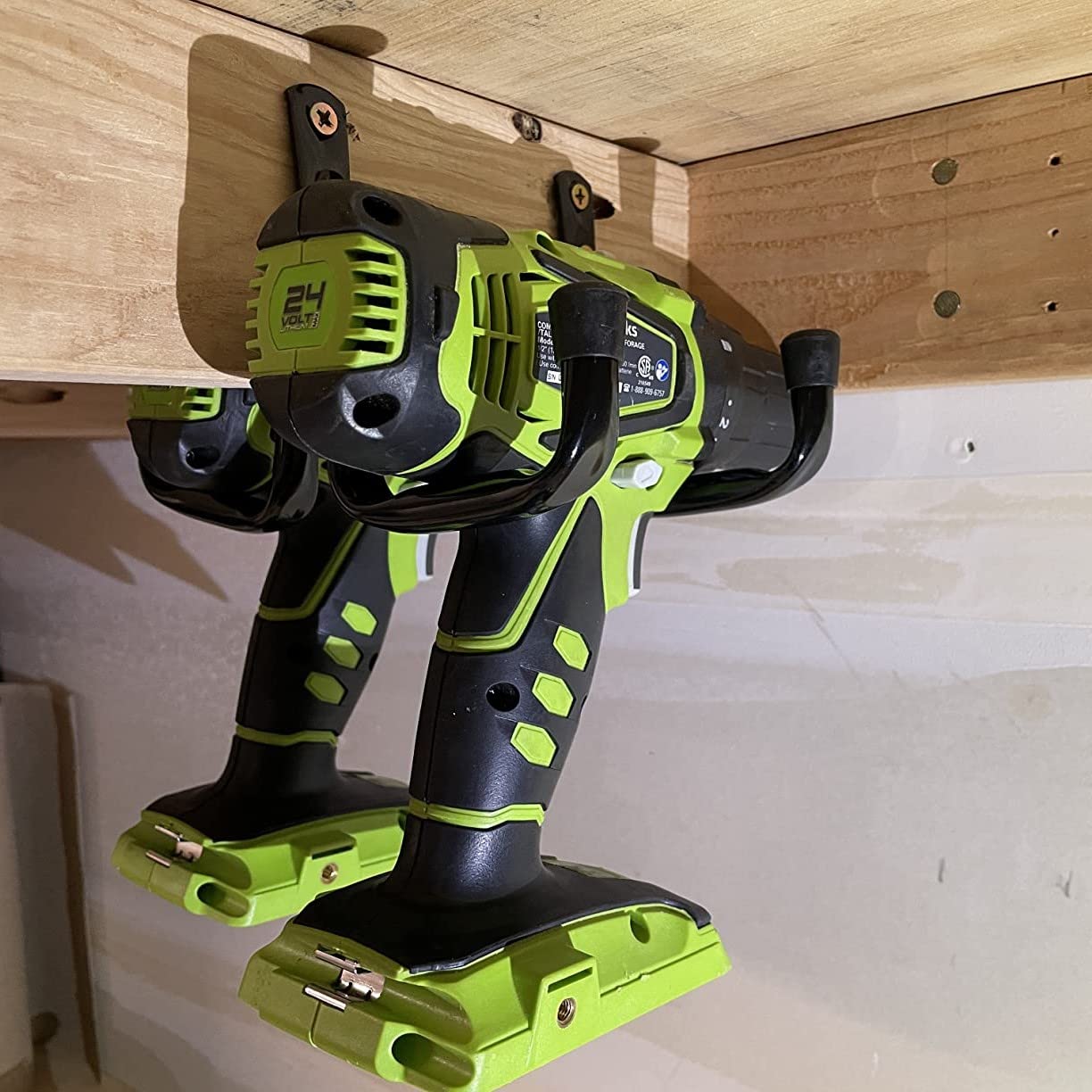 Heavy Duty Garage Storage Hooks - 20KG Max Load Utility J Hooks for Organizing Garage, Shed, Garden Tools & Sports Equipment (14cm x 10.5cm) - Perfect for Wall Mounting & Space Saving Storage Solutions