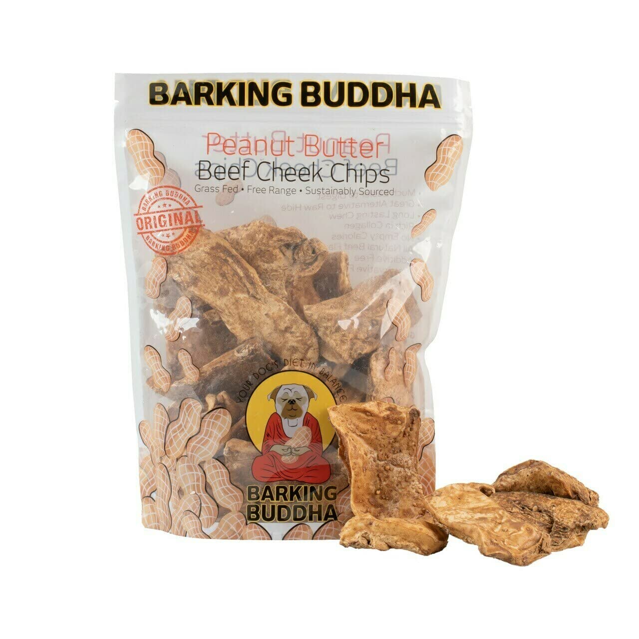 Premium Beef Cheek Chips for Dogs - Extra Thick 2