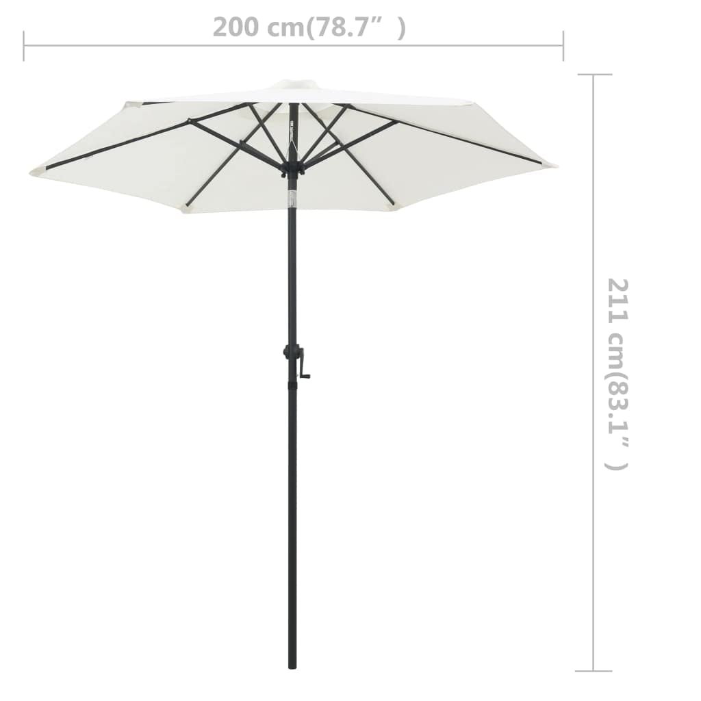 Premium Outdoor Patio Umbrella with UV Protection - 78.7