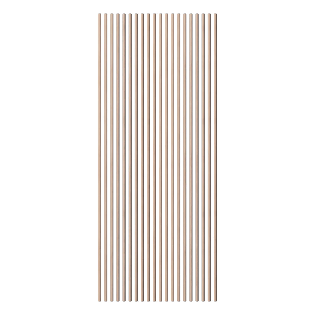 Premium Stain-Grade Hardwood Slats - Half Round Design for DIY Furniture, Cabinets & Home Decor Projects - Perfect for Rustic, Modern & Farmhouse Styles