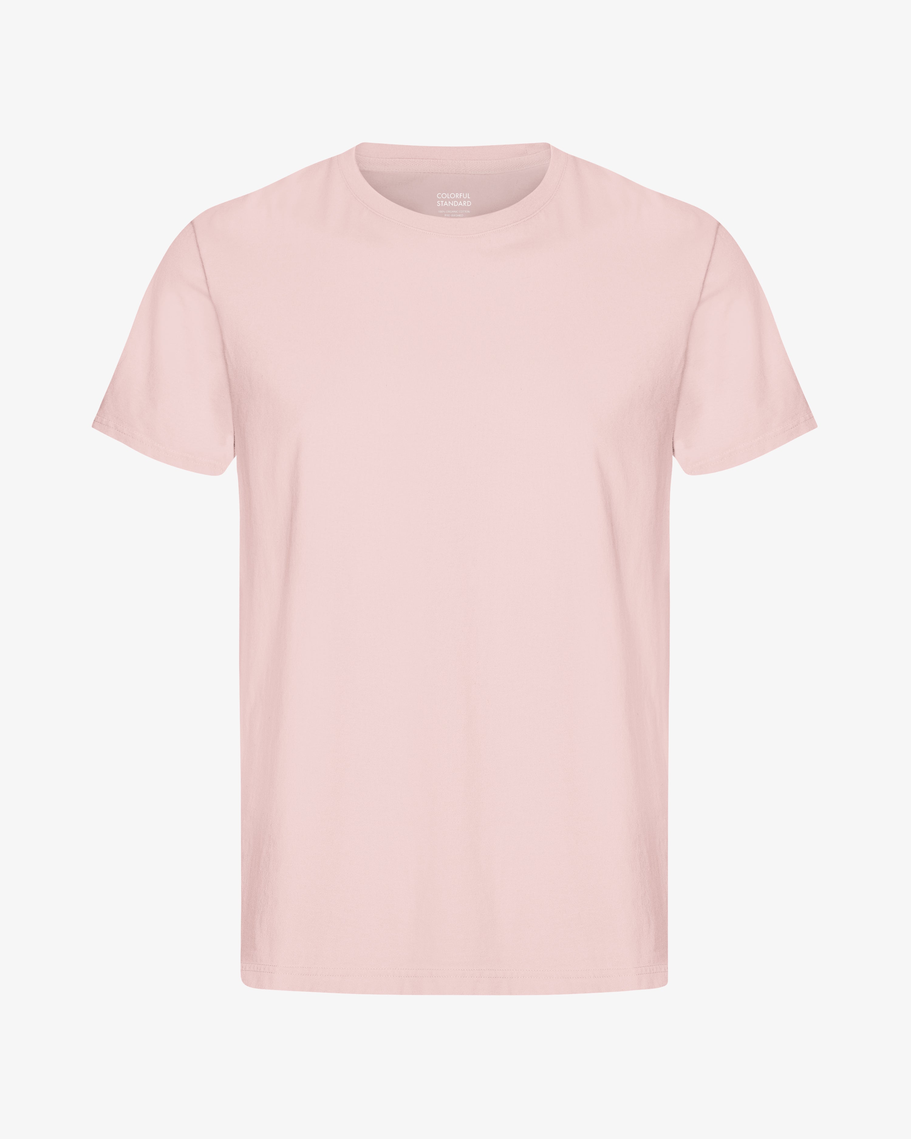 Classic Organic Cotton T-Shirt for Women - Soft Faded Pink Tee - Casual Wear, Lounge, Everyday Outfits