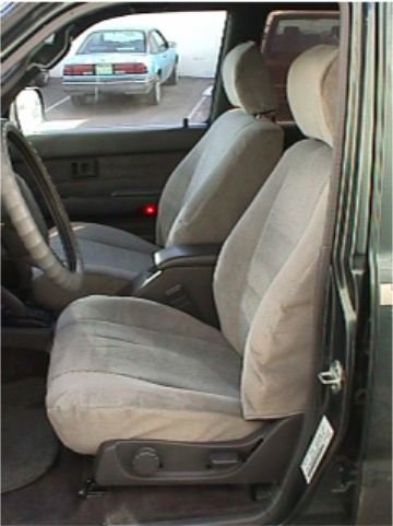 Durafit Custom Seat Covers for 1999-2002 Toyota 4Runner SR5 - Gray Velour Front Low Back Sport Bucket Seat Protectors | Perfect for Off-Roading, Daily Commutes & Car Interior Protection