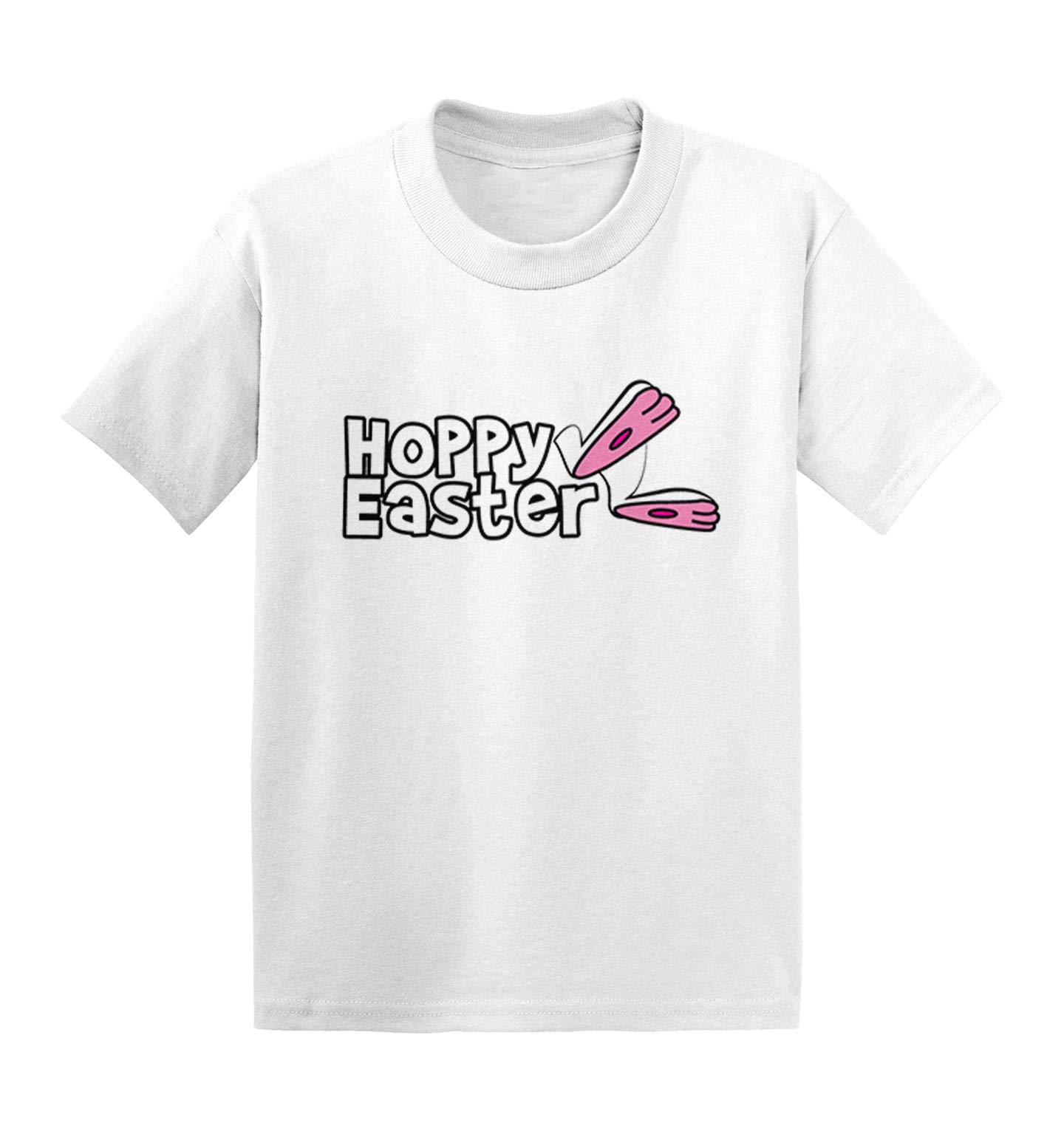 Haase Unlimited Hoppy Easter Happy Bunny Egg Cotton Jersey T-Shirt for Babies & Toddlers - Cute Easter Outfit for Spring Celebrations & Family Photos