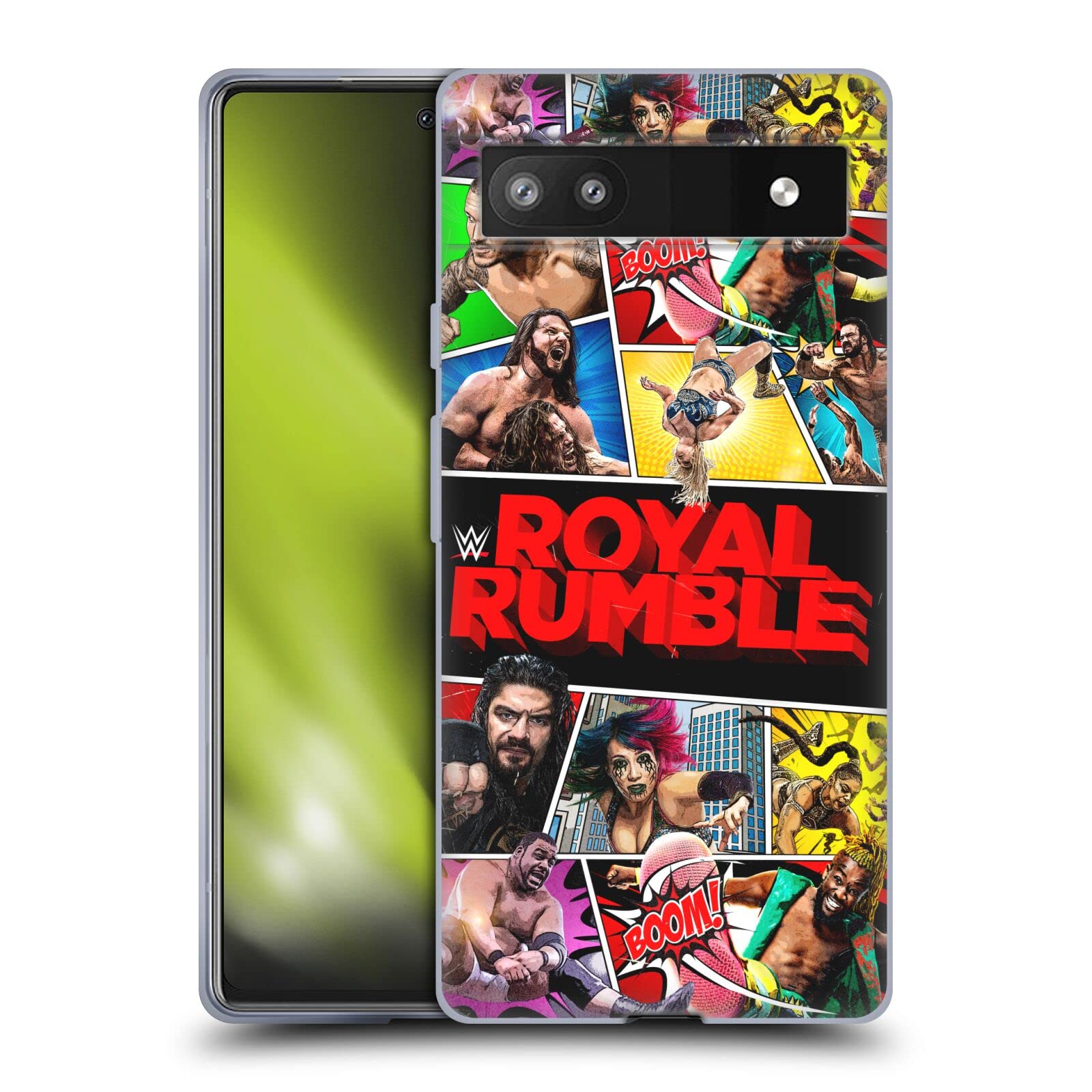 WWE Royal Rumble Soft Gel Case for Google Pixel 6a - Wrestling Fan Gift
