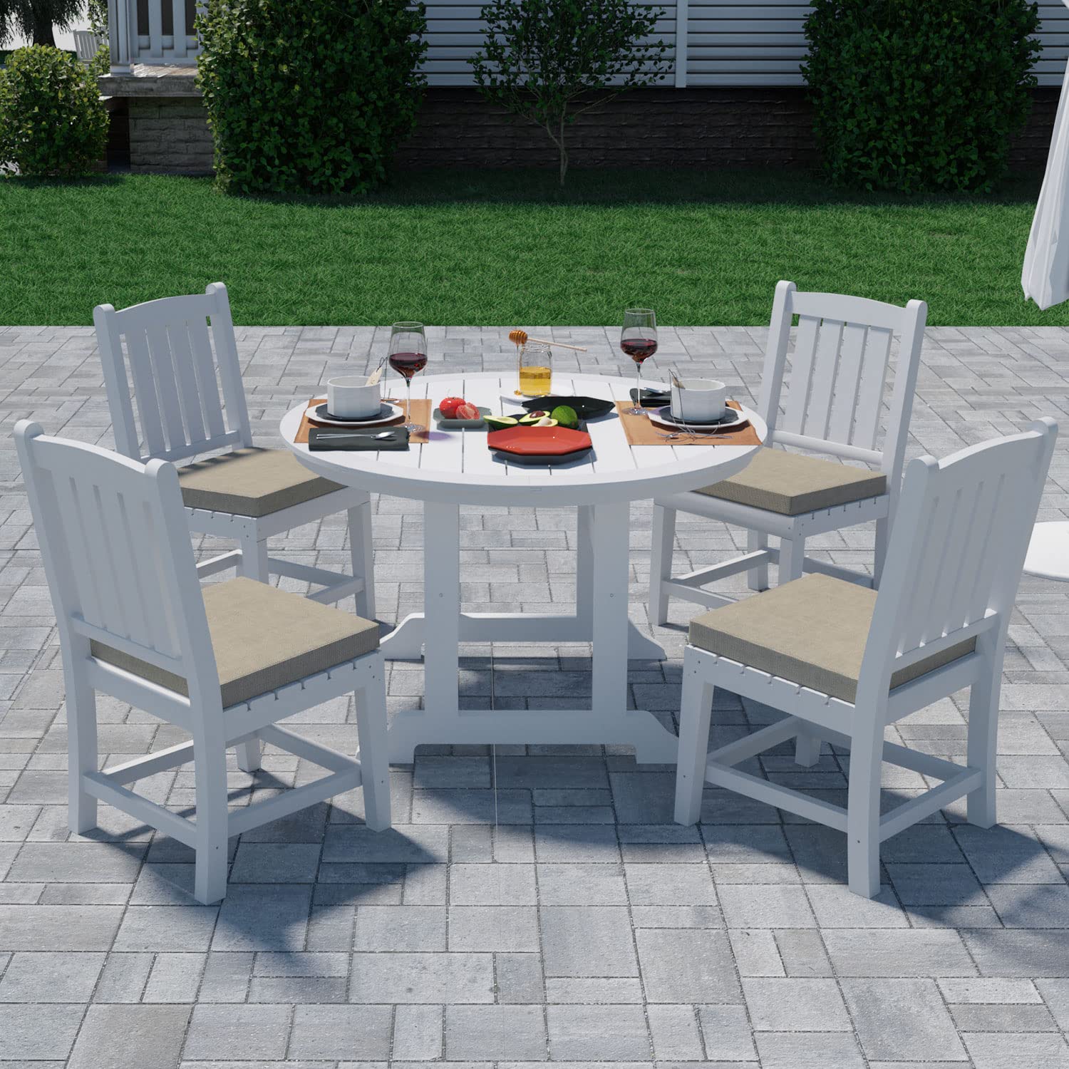 WilliamsSpace 5-Piece Outdoor Patio Dining Set - 48