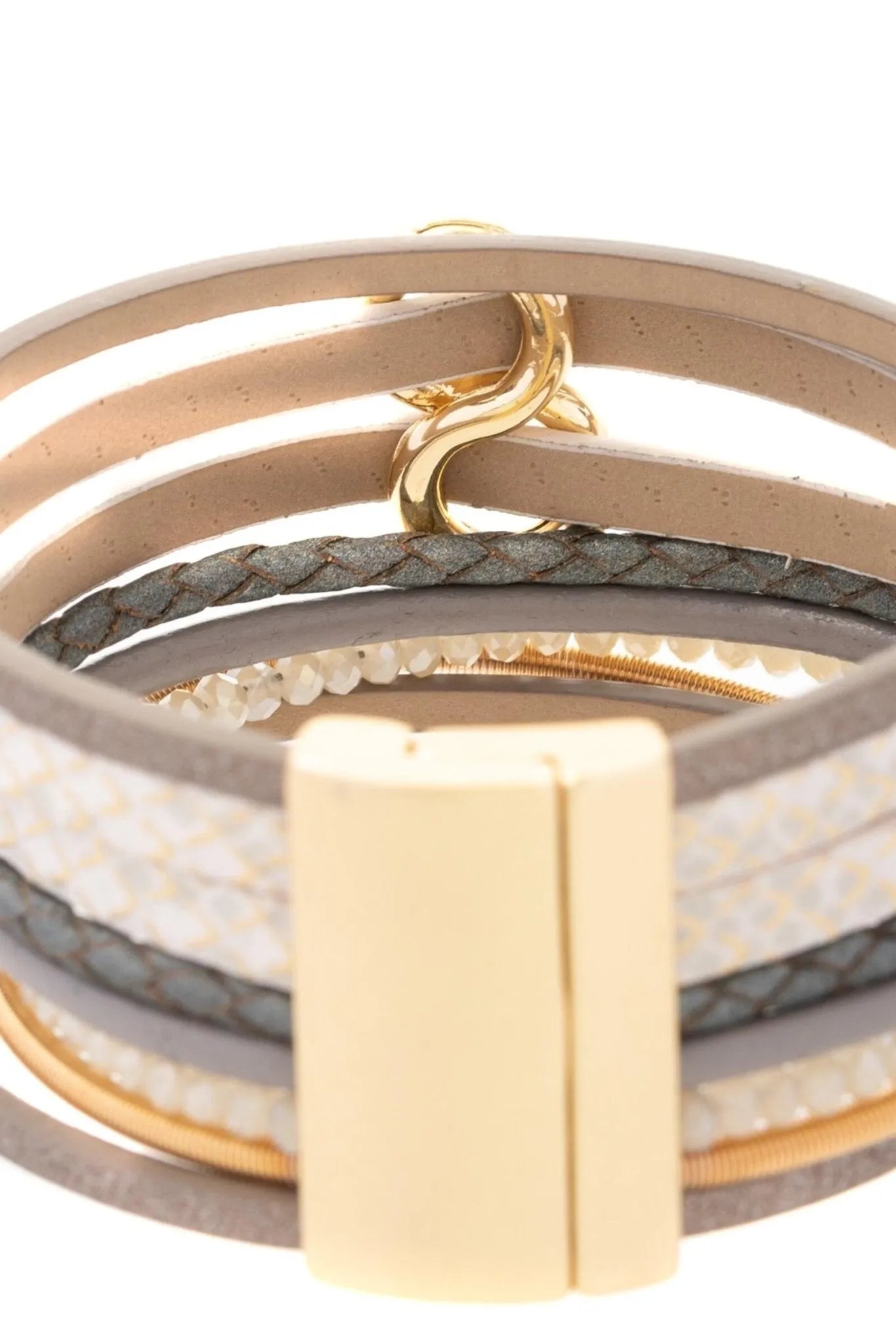 Infinity Charm Leather Bracelet for Women - Adjustable Genuine Leather Wristband with Silver Charms - Perfect for Everyday Wear, Gifts & Boho Style Accessories