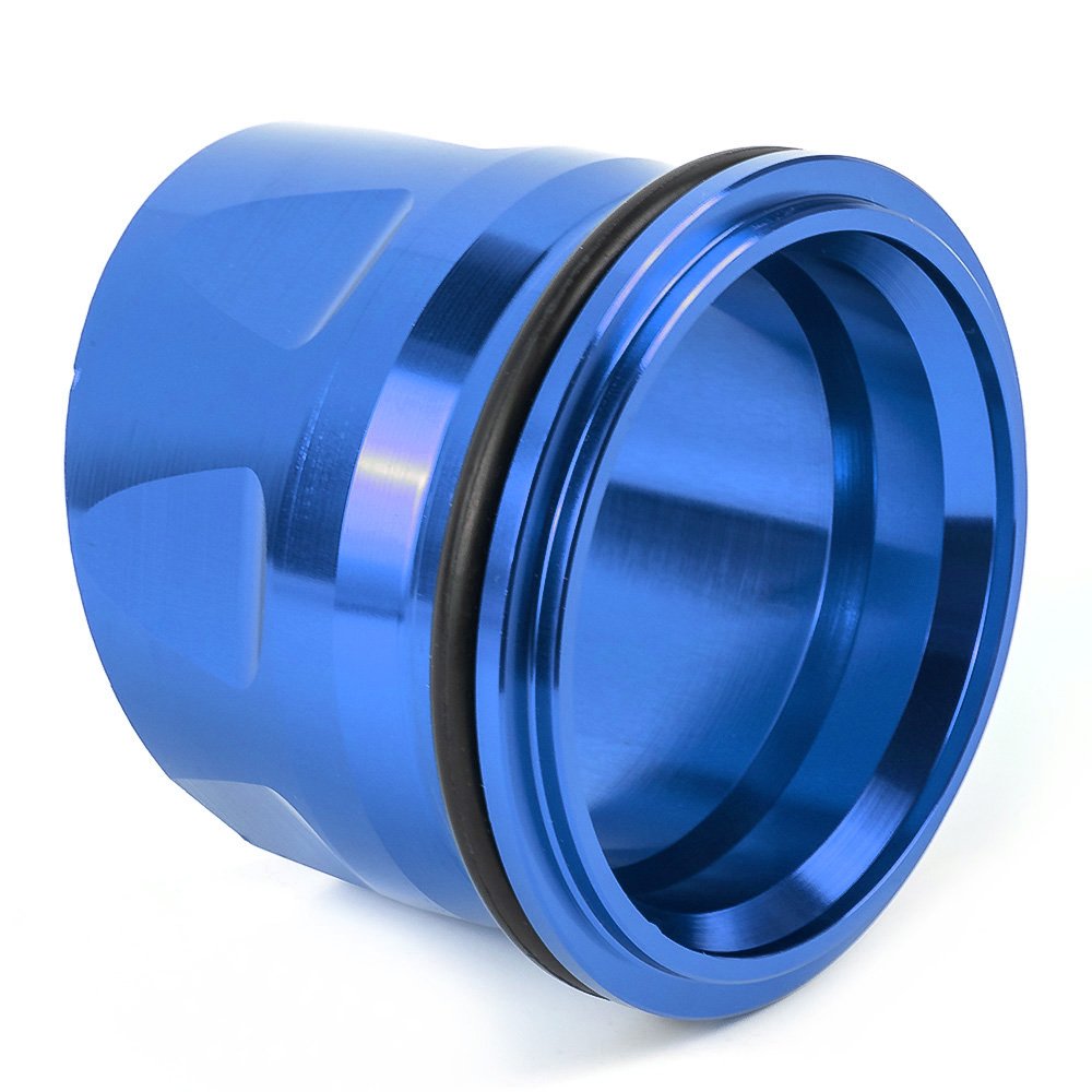 Yamaha TMAX 530 2012-2016 Motorcycle CNC Aluminum Exhaust Tip Cover - Blue - High Performance Upgrade for Enhanced Style & Protection - Perfect for Street Riding & Custom Builds