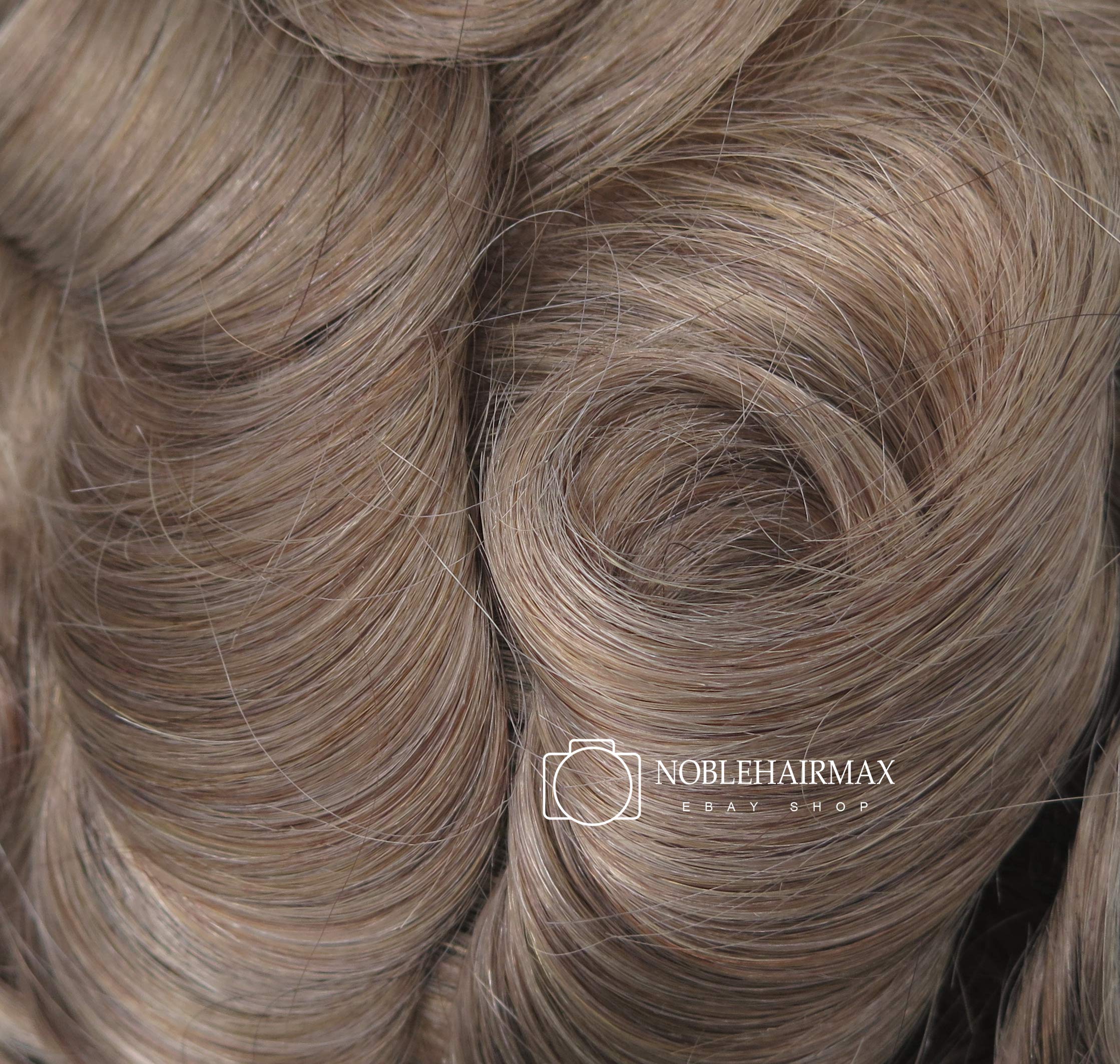 Men's Human Hair Replacement System - Real Poly Skin Toupee with Scalloped Front | Medium Blonde #20 Wig for Thinning Hair | Perfect for Daily Wear, Special Occasions & Confidence Boost