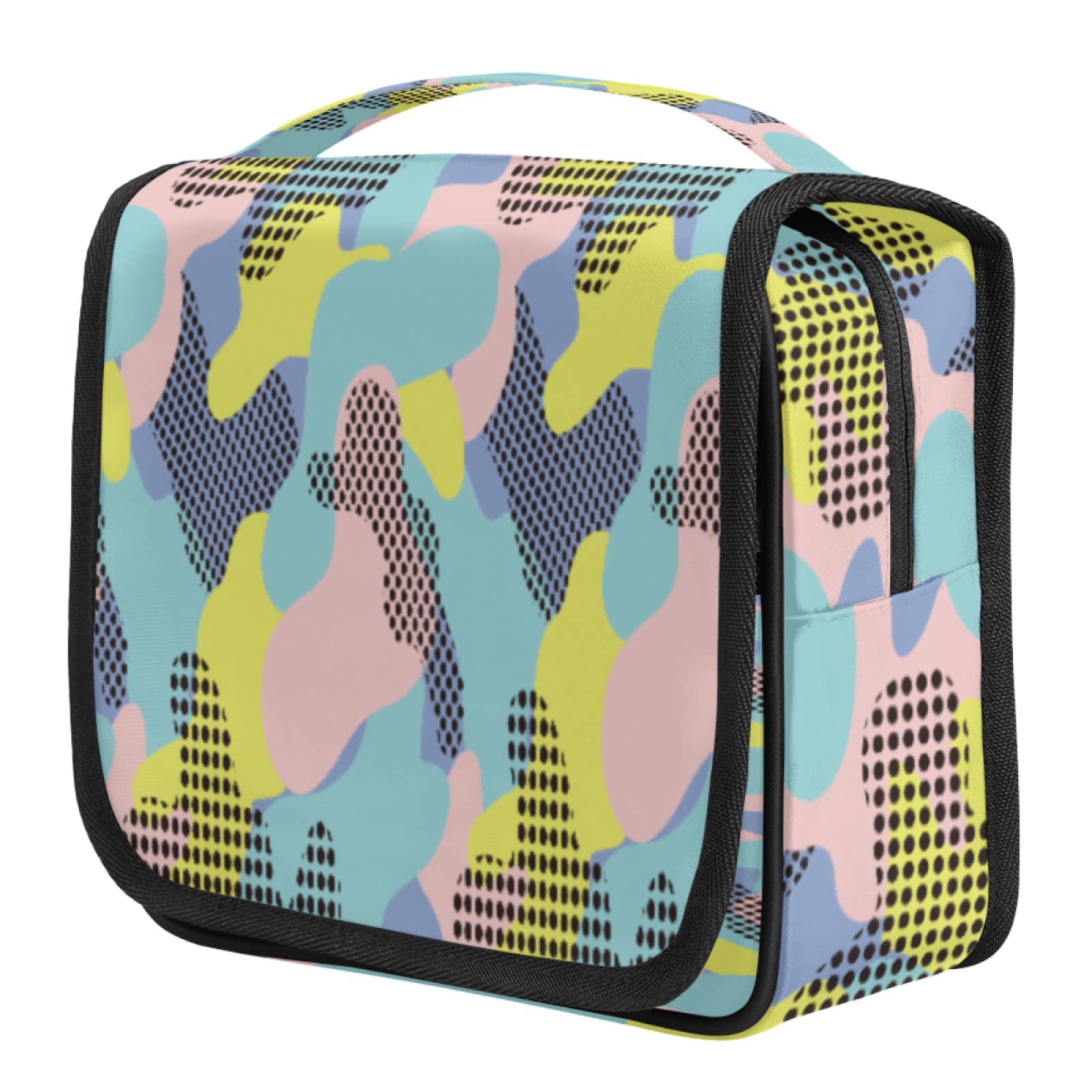 Abstract Geometric Travel Toiletry Bag for Men & Women - Perfect for Camping & Gym