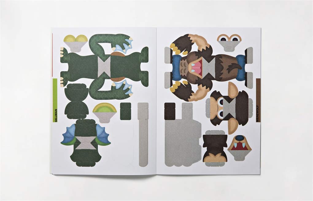 Make & Move: Monsters - 12 DIY Paper Puppets for Kids to Press Out & Play | Fun Creative Craft Activity for Birthday Parties & Classroom Projects