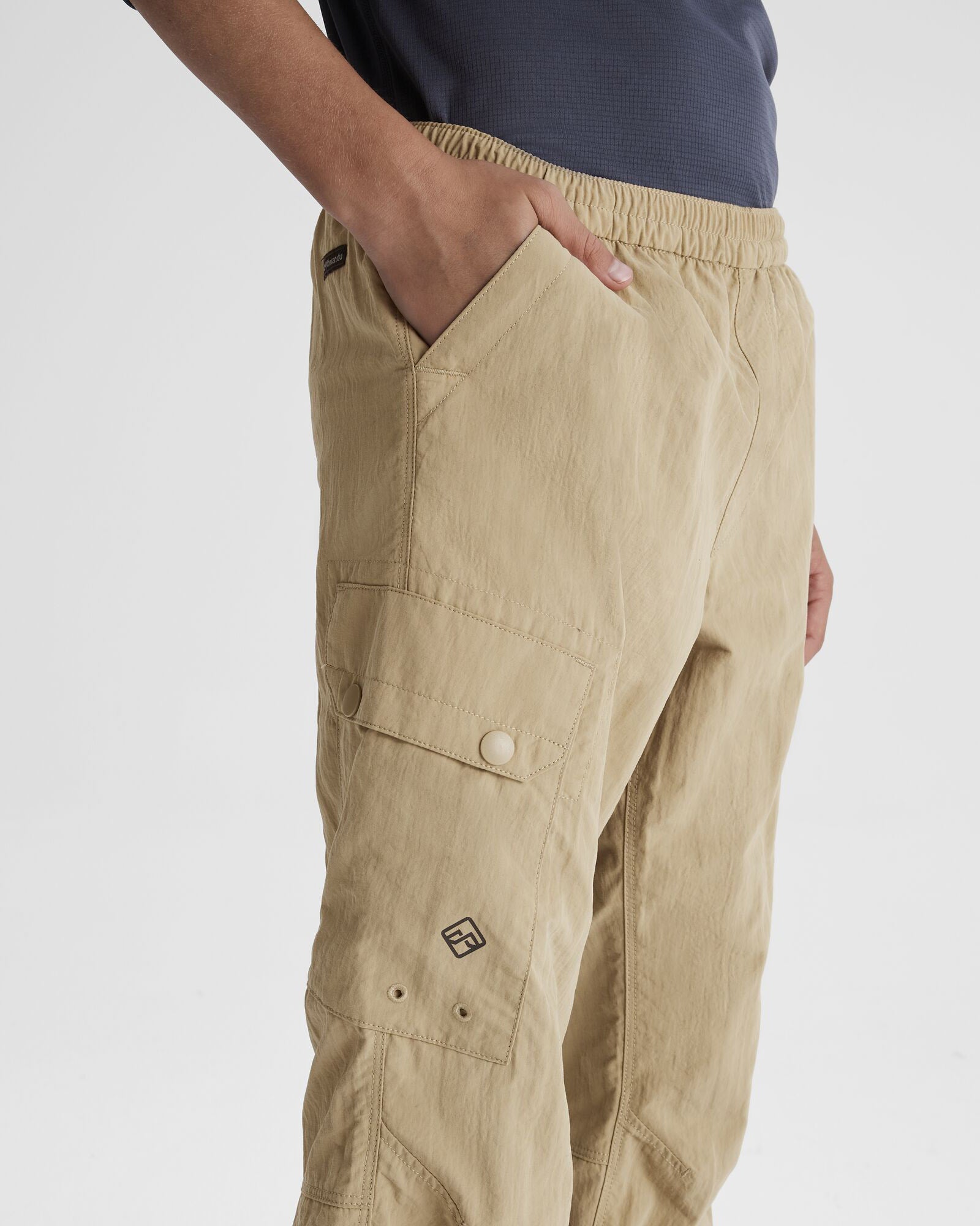 Boys' EVRY Day Cargo Pants - Olive Grey | Durable Kids Outdoor Pants for School, Hiking & Play | Comfortable Stretch Fabric with Multiple Pockets