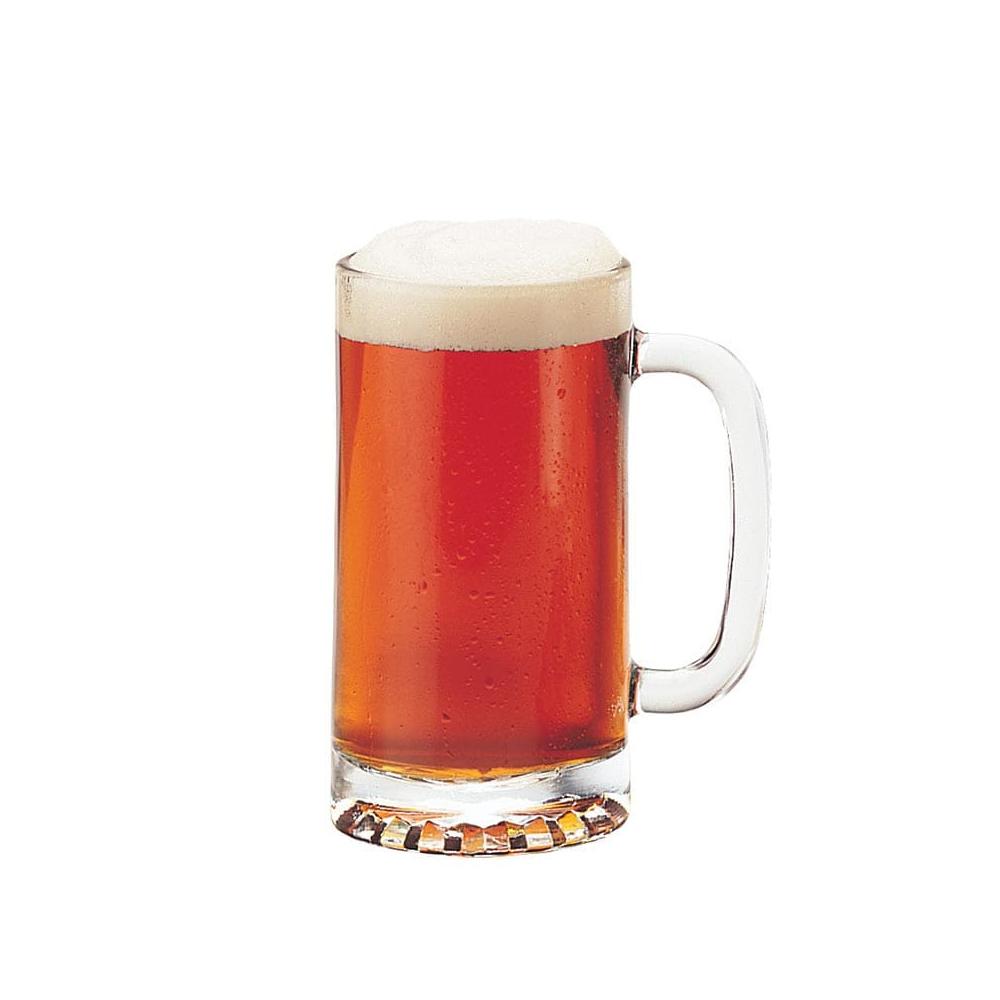 Libbey 16 Oz Beer Tankard Glass Set - 12 Pack / Case | Durable Pub & Home Bar Drinking Glasses for Beer, Ale, Cider | Perfect for Parties, BBQs & Game Nights