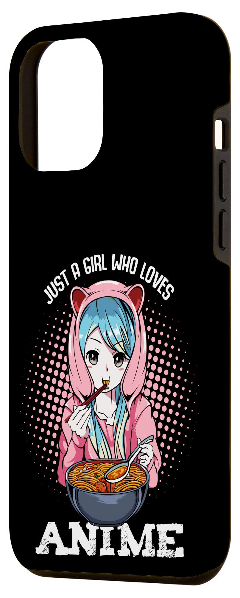 iPhone 12 Pro Max Anime Lover Case - Kawaii Manga Japan Design for Girls Who Love Ramen | Perfect for Anime Fans, Cosplay Events & Everyday Use