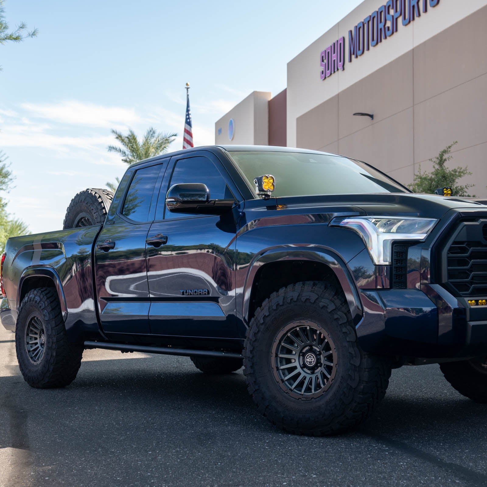 2022-2024 Toyota Tundra SDHQ Built Rock Sliders - Heavy Duty Off-Road Side Steps for Adventure & Truck Protection (Perfect for Rock Crawling & Overlanding)
