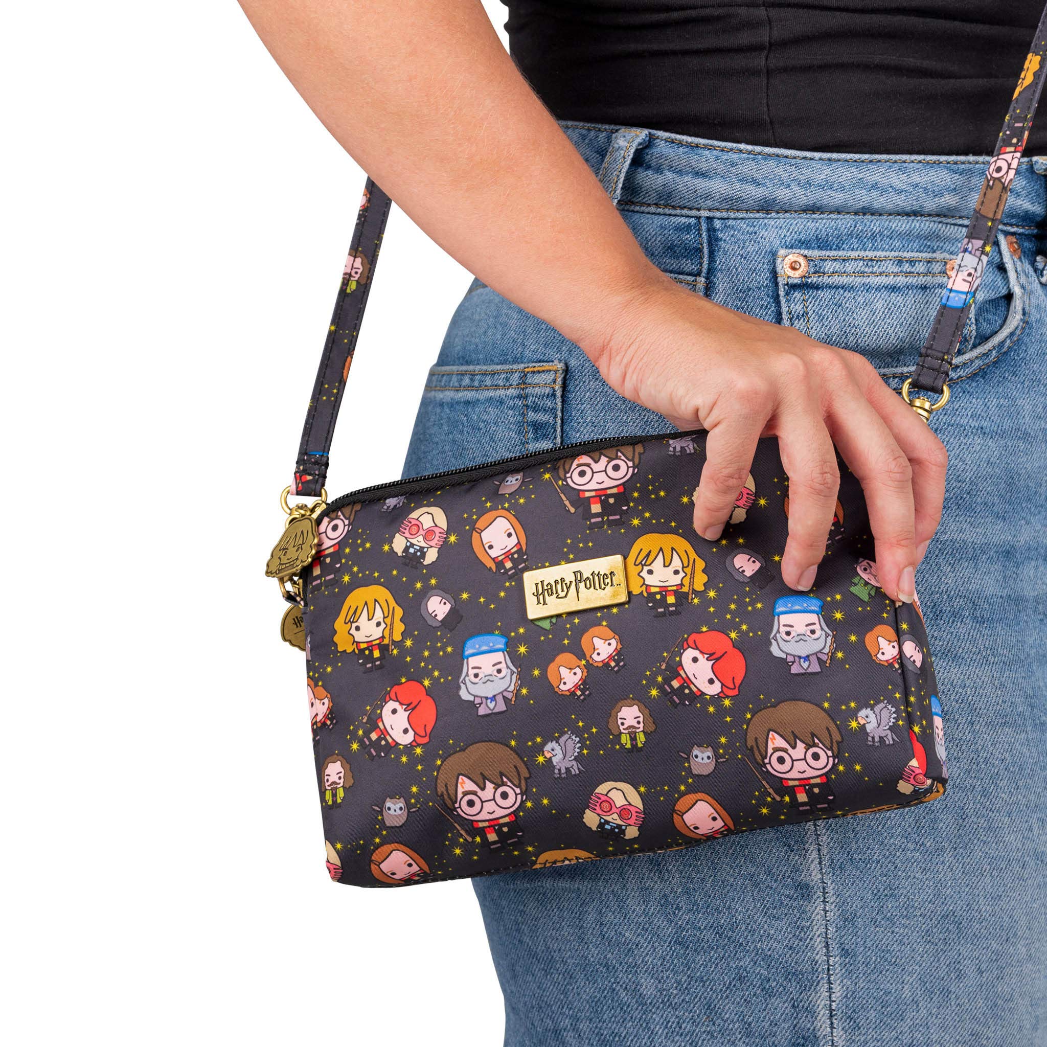 JuJuBe x Harry Potter Be Set Cheering Charms Diaper Bag - Lightweight Waterproof Baby Bag for Moms, Wizards & Witches - Perfect for Diaper Storage, Travel & Magical Adventures