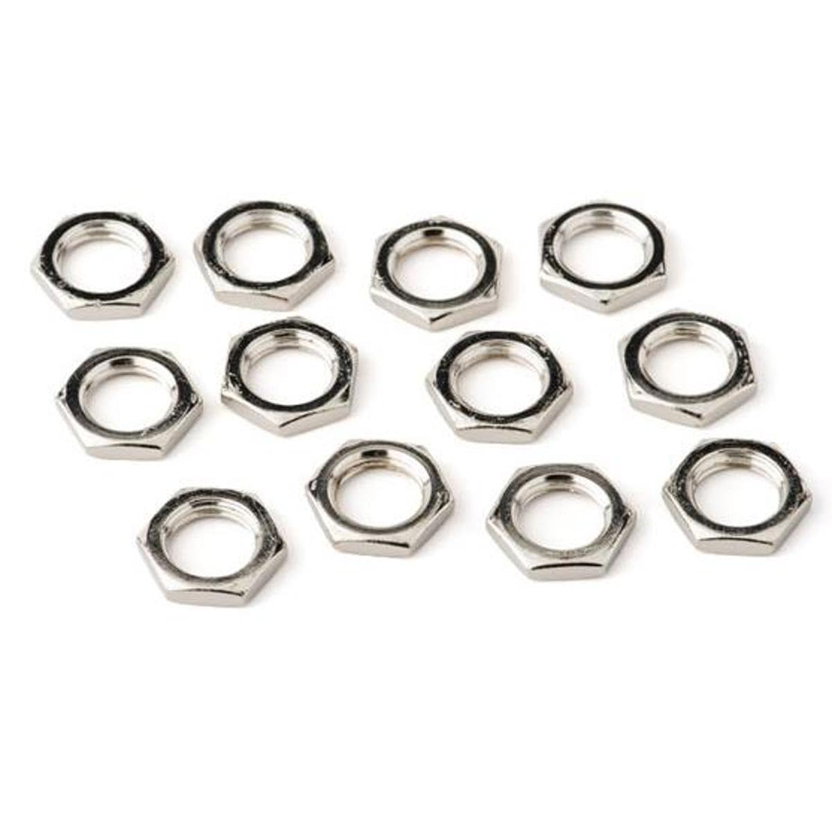 Fender 7/16-20 x 1/8 Amplifier Jack Nuts - Electric Guitar Hardware Replacement Parts (0053479049) - Perfect for Amp Repair & DIY Guitar Maintenance