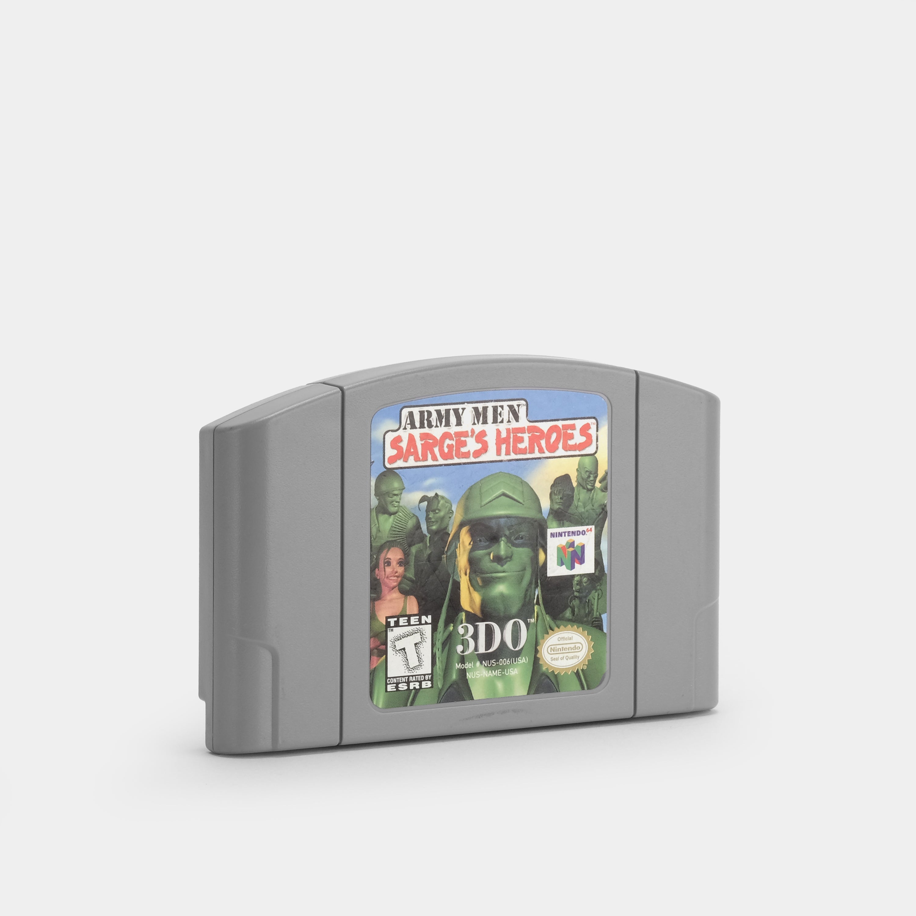 Army Men: Sarge's Heroes - Classic Nintendo 64 (N64) Video Game - Retro Gaming for Collectors & Nostalgic Players | Perfect for 90s Gaming Parties & Vintage Console Enthusiasts