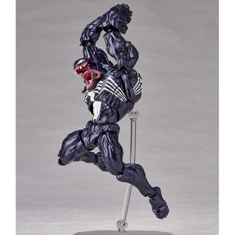 Amazing Yamaguchi Revoltech No. 003 Venom Action Figure - Highly Articulated Collectible Toy for Marvel Fans | Perfect for Display, Photography & Action Scenes