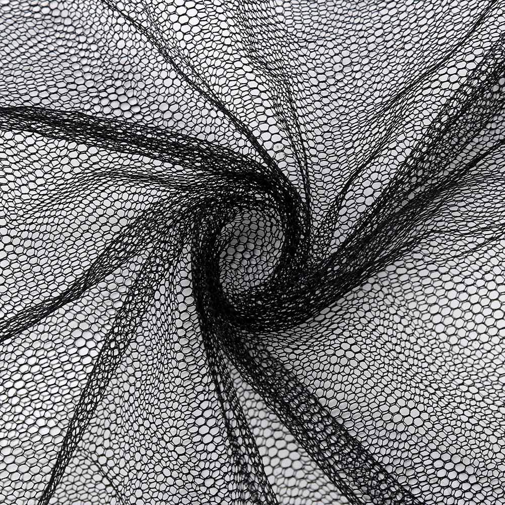 Foldable Mosquito Net for Full to King Size Bed - Portable & Adjustable Canopy Netting for Indoor & Outdoor Use (Black) | Perfect for Camping, Travel, and Home Protection
