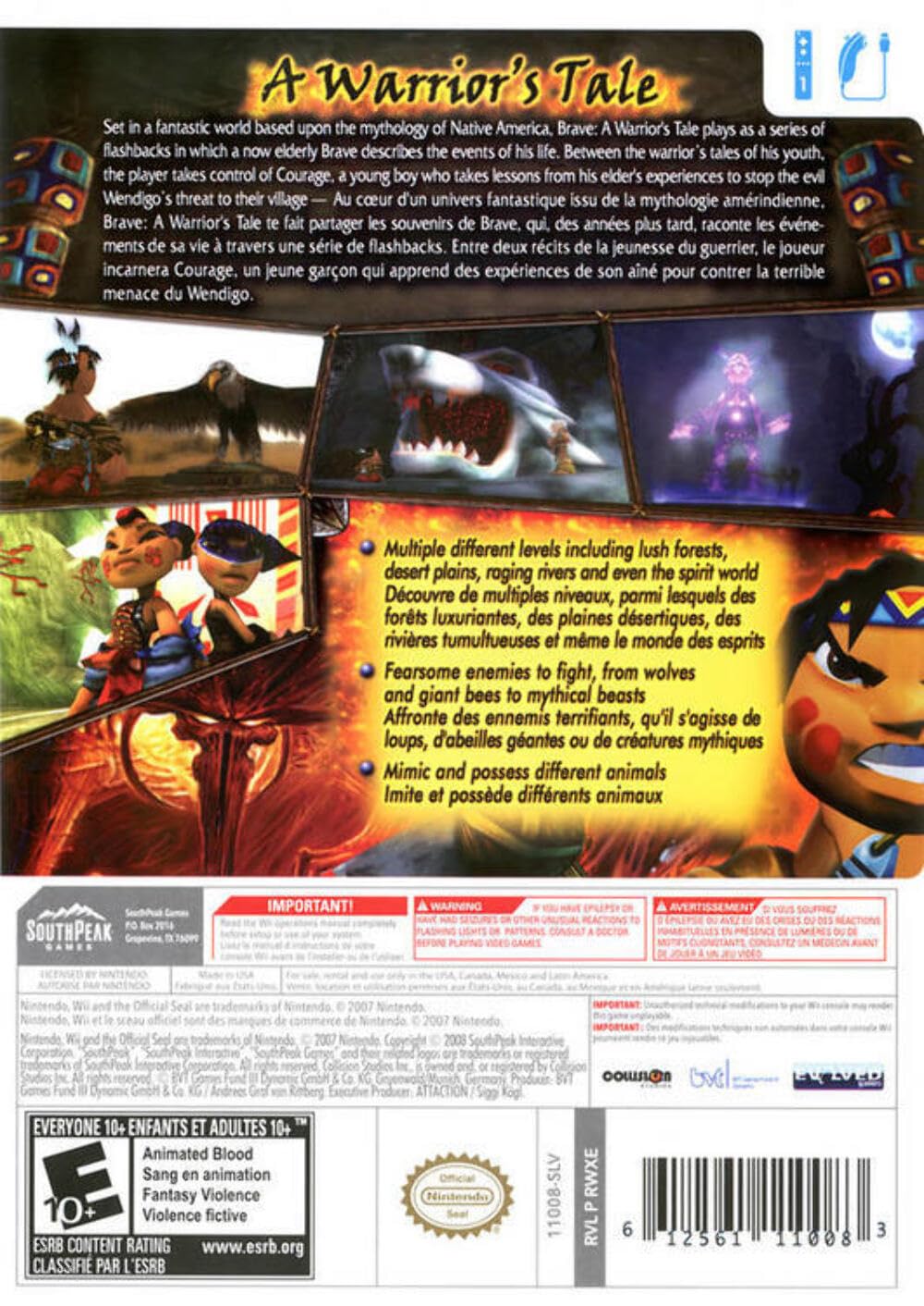 Brave: A Warrior's Tale - Action Adventure Game for Nintendo Wii - Perfect for Family Game Nights & Fantasy RPG Fans