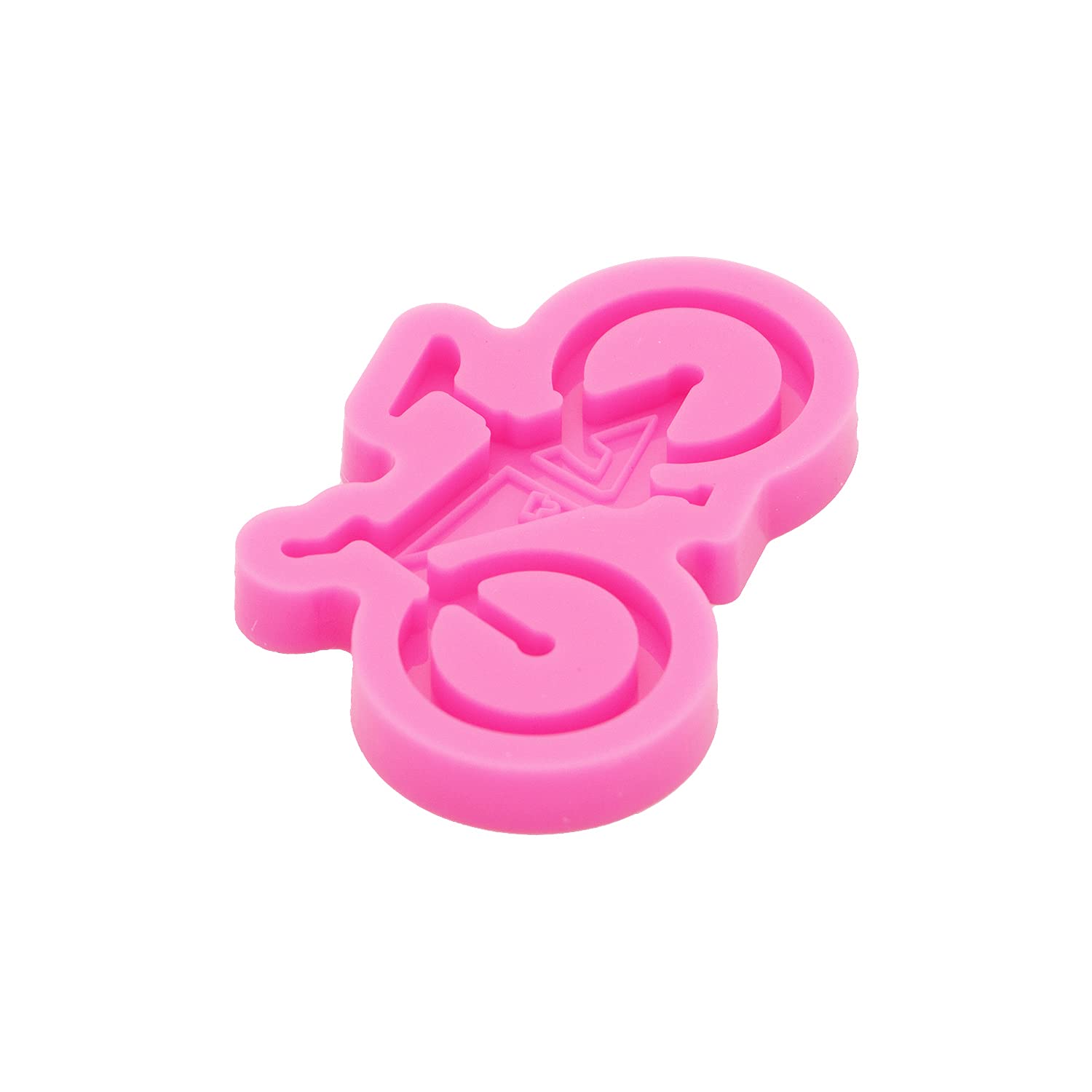 DIY Silicone Molds for Mini Bike Bicycle Keychain Necklace Pendant - Epoxy Resin, Polymer Clay Jewelry Making - Perfect for Handmade Gifts & Craft Projects
