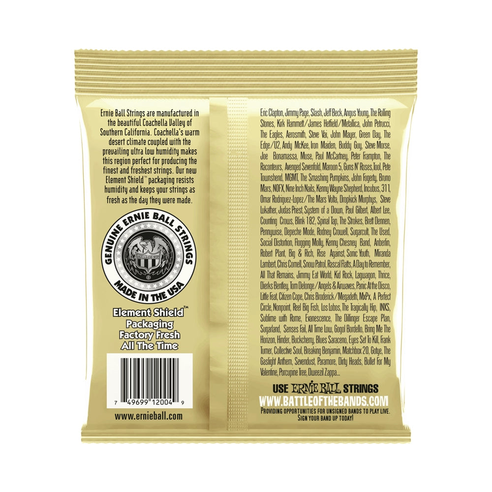 Ernie Ball Earthwood 80/20 Bronze Acoustic Guitar Strings Set - 11-52 Gauge for Warm Tone & Longevity | Perfect for Folk, Country & Fingerstyle Playing