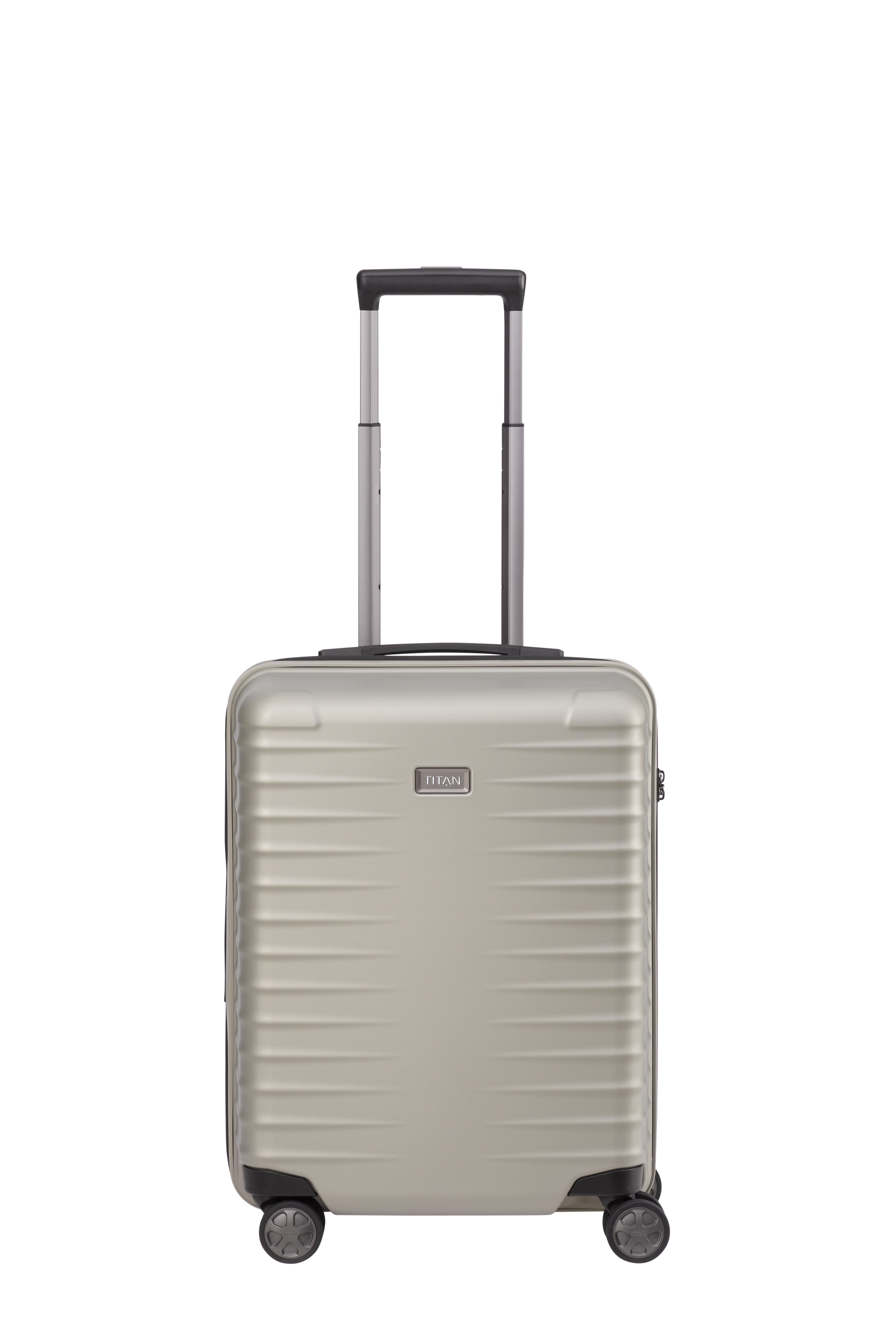 Titan LITRON Trolley S Carry On Luggage - Lightweight Expandable Suitcase with 360° Spinner Wheels for Business Travel & Weekend Getaways | Perfect Airplane Cabin Bag & Carry-On Luggage for Men & Women