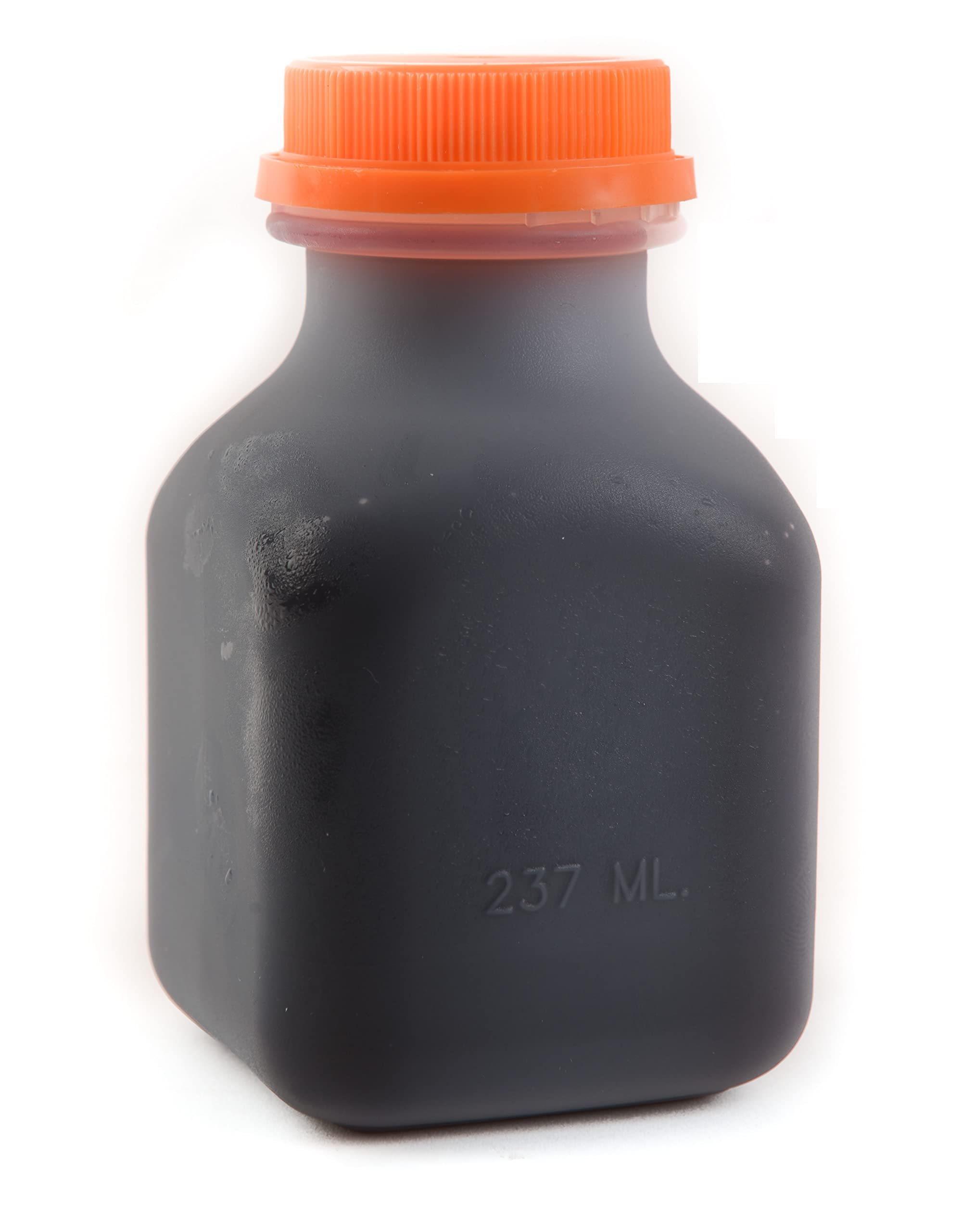 EcoQuality 8 oz Empty Plastic Juice Bottles with Tamper Evident Caps [200 Pack] - BPA-Free Smoothie Bottles for Juices, Milk, Meal Prep & Picnics - Reusable Food Storage Containers for Home, Restaurant & Commercial Use