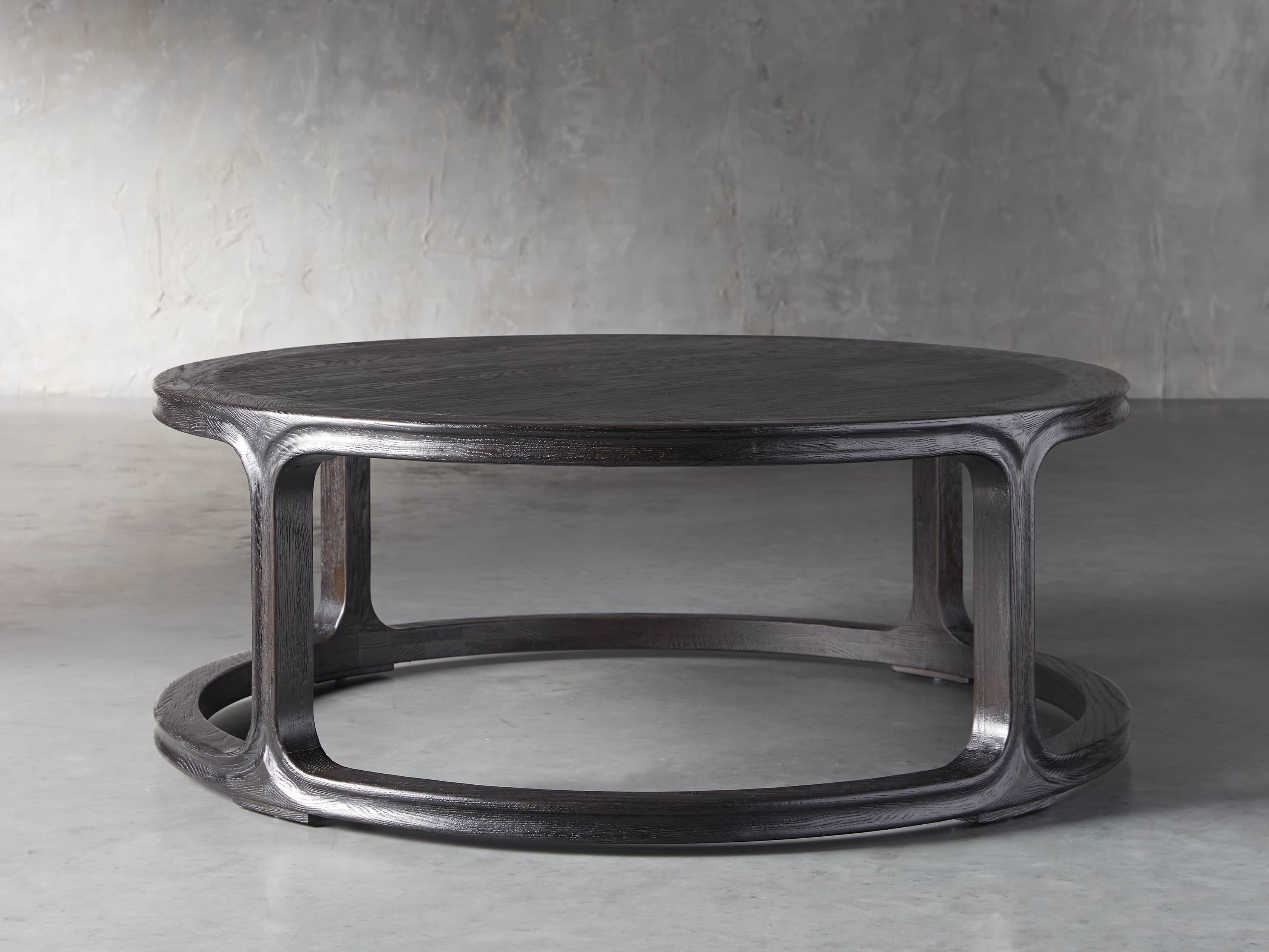 Bertogne Round Coffee Table - Modern Wooden Living Room Furniture for Home Decor & Relaxation | Perfect for Small Spaces, Apartments & Cozy Gatherings