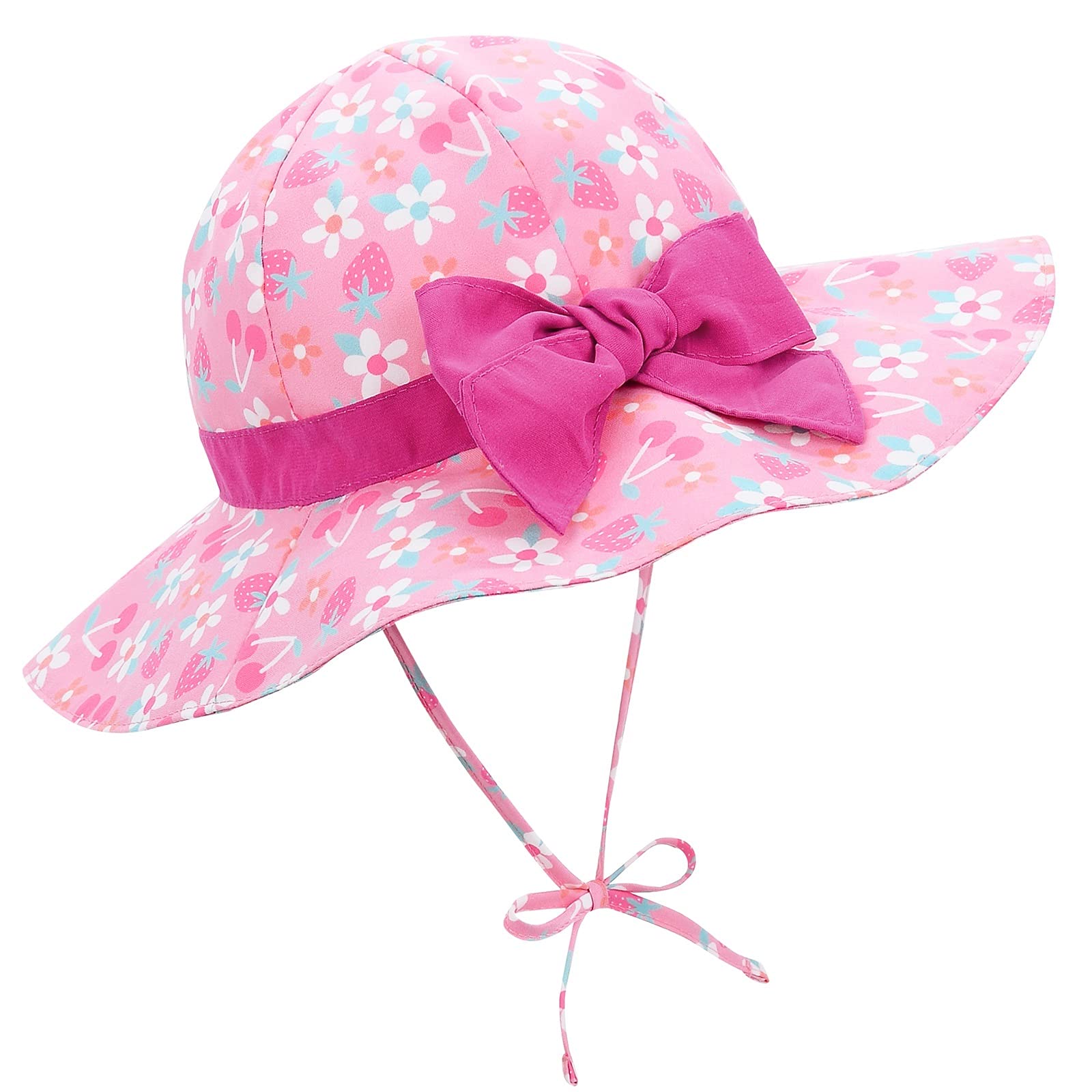 UPF 50+ Baby Sun Hat for Toddlers & Kids - Wide Brim Bucket Cap for Girls & Boys - Summer Beach, Pool, Outdoor Play & Travel Protection