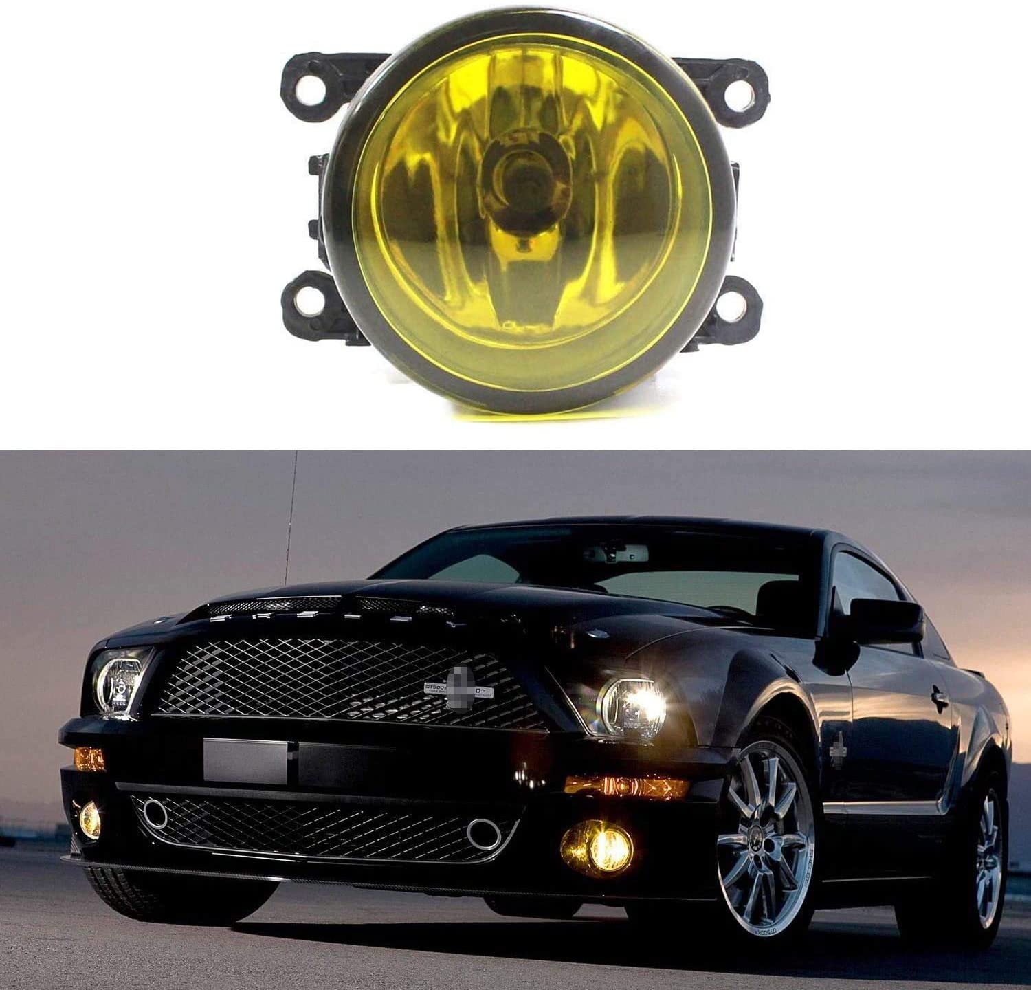 High-Quality Fog Light Lamp Replacement with Halogen Bulb for Acura, Honda, Ford, Nissan, Subaru - Perfect for Night Driving & Off-Road Adventures