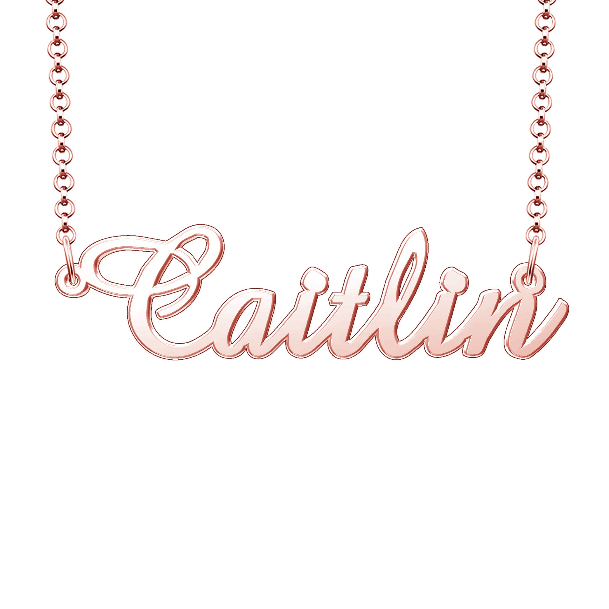 Personalized Caitlin Name Necklace - Sterling Silver Custom Jewelry for Women | Gift for Birthday, Anniversary & Special Occasions