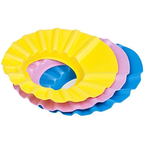 Cyrox Adjustable Baby Shower Cap - Soft & Safe Bathing Hat for Toddlers & Infants - Perfect for Hair Protection During Bath Time & Swimming
